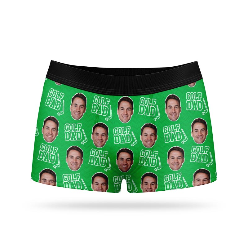 Golf Dad Personalised Boxers