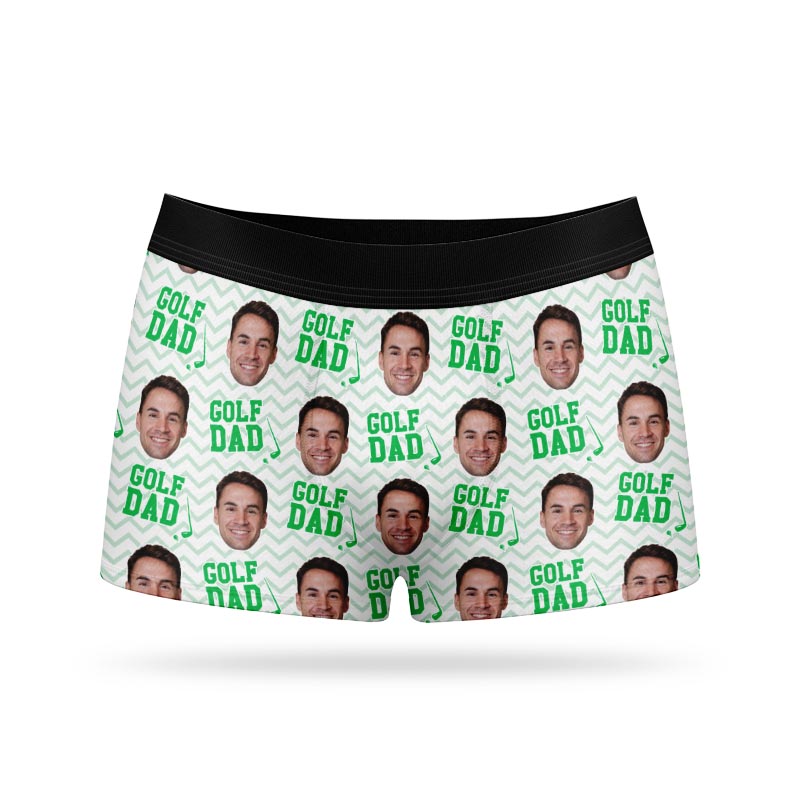Golf Dad Personalised Boxers