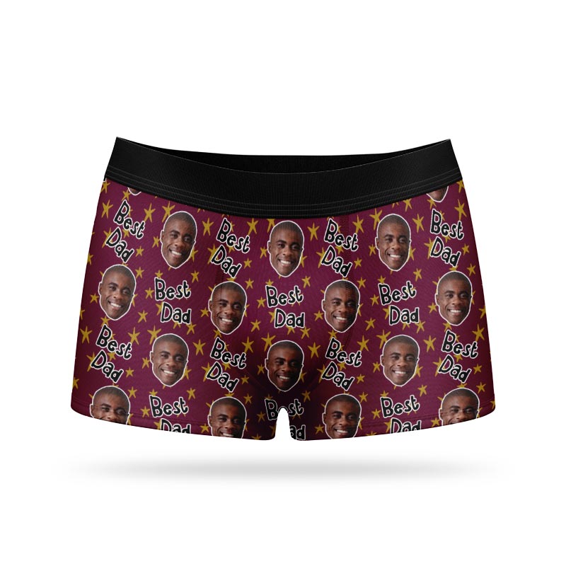 Best Star Dad Personalised Boxers