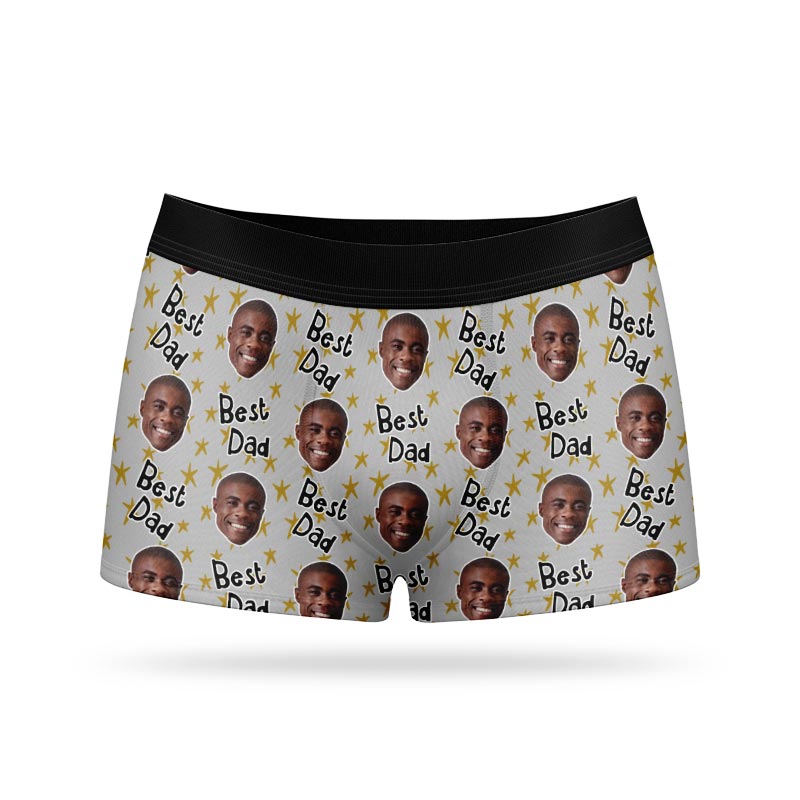 Best Star Dad Personalised Boxers