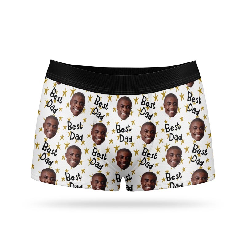 Best Star Dad Personalised Boxers