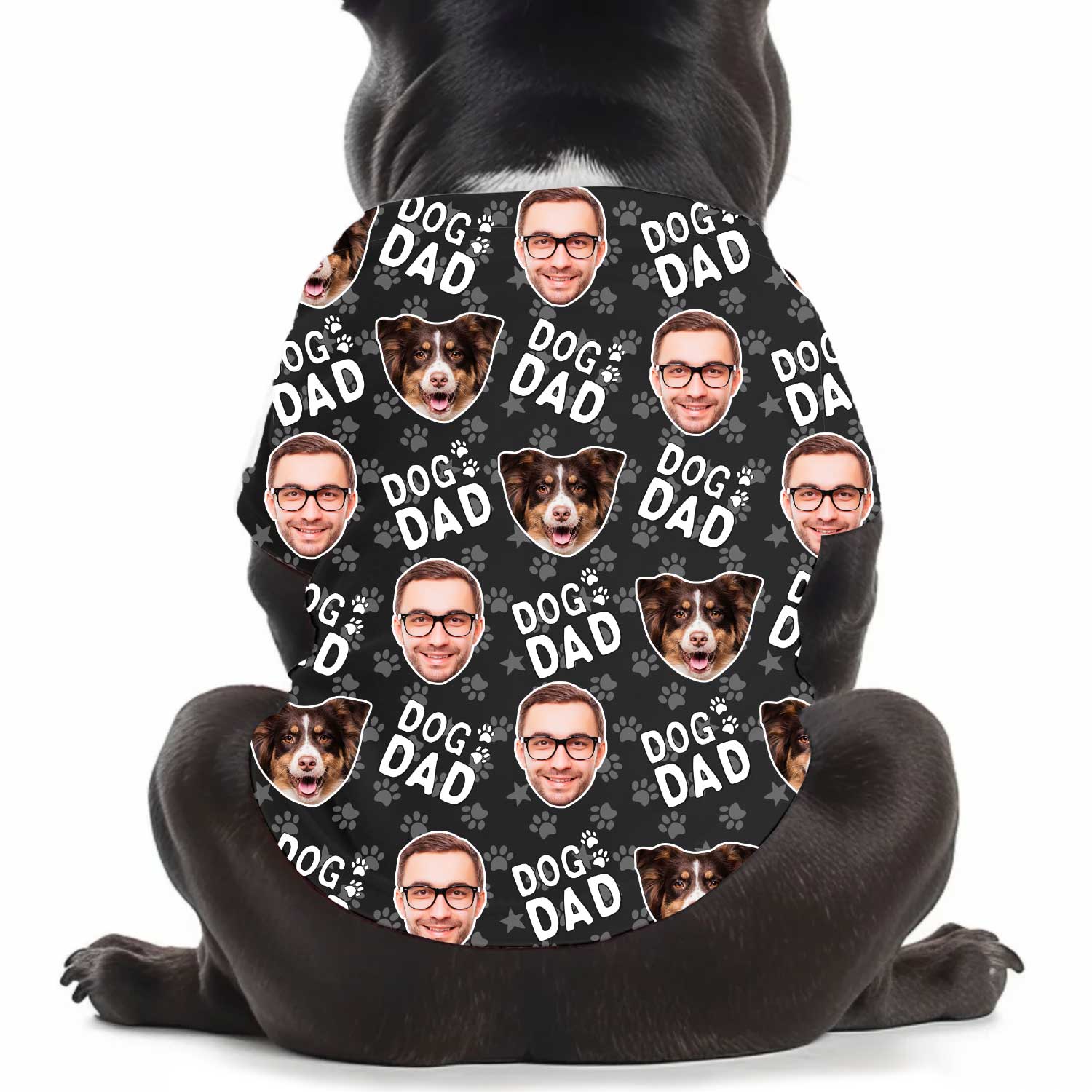 Dog Dad Personalised Dog T Shirt