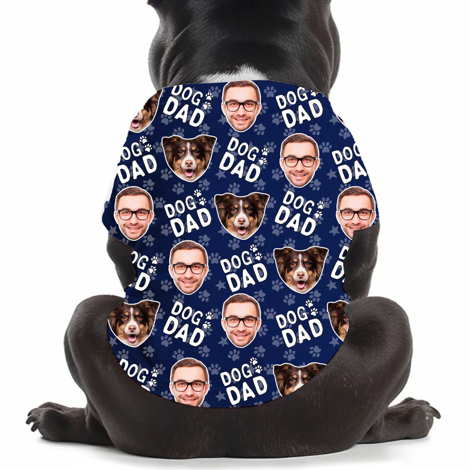 Dog Dad Personalised Dog T Shirt