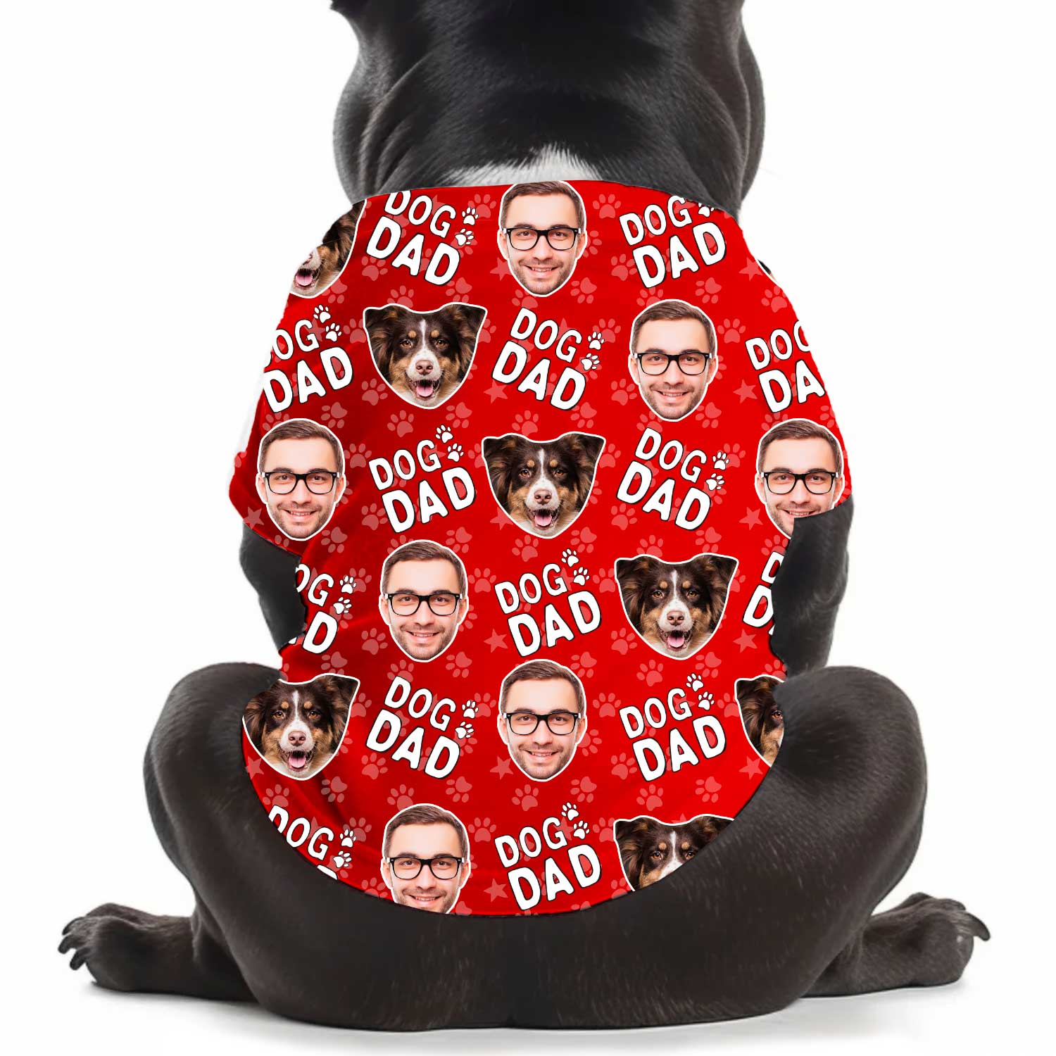 Dog Dad Personalised Dog T Shirt