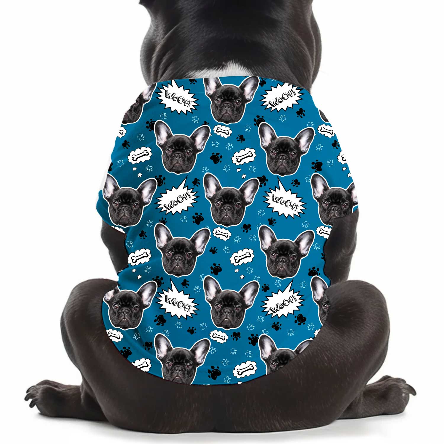 Woof Personalised Dog T Shirt