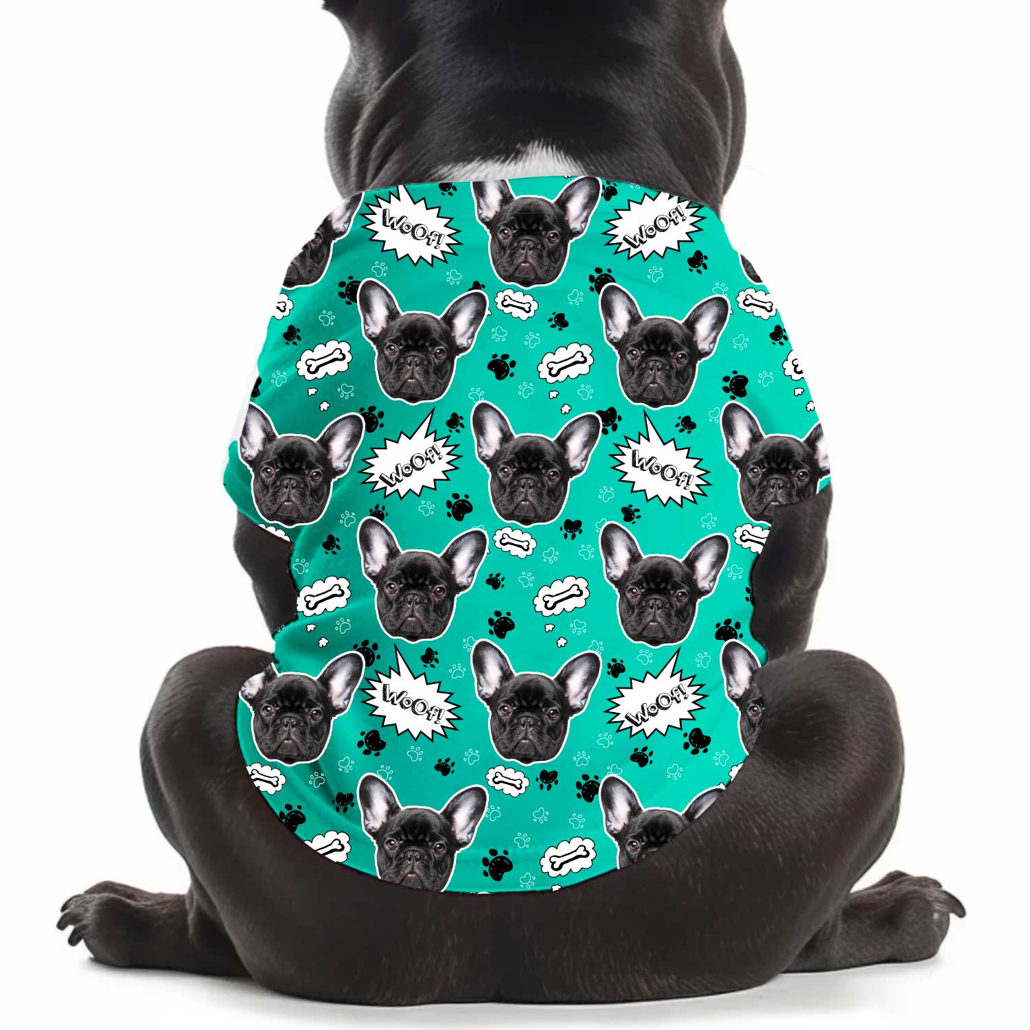 Woof Personalised Dog T Shirt