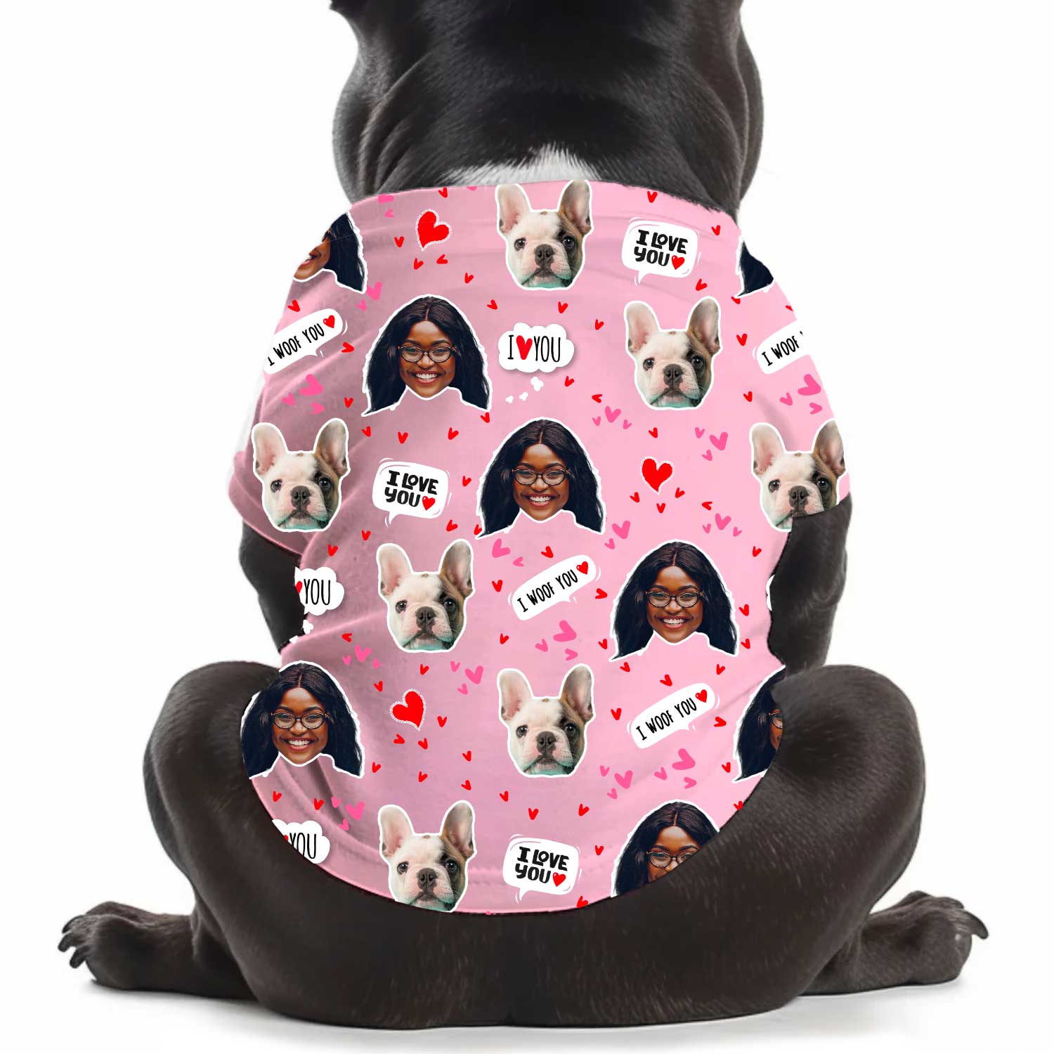 I Wuff You Personalised Dog T Shirt