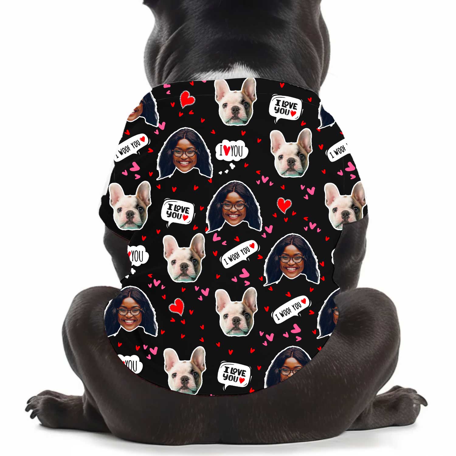 I Wuff You Personalised Dog T Shirt