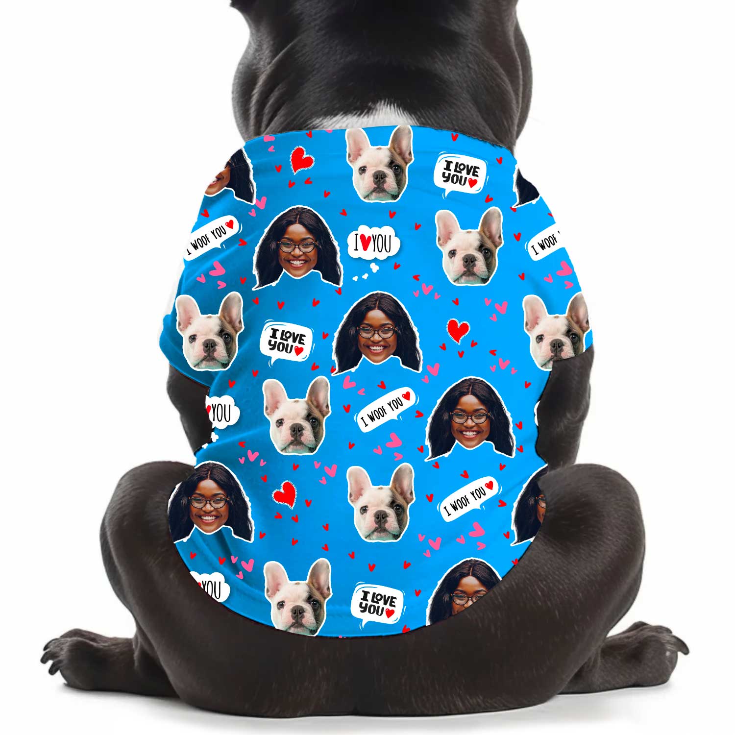 I Wuff You Personalised Dog T Shirt