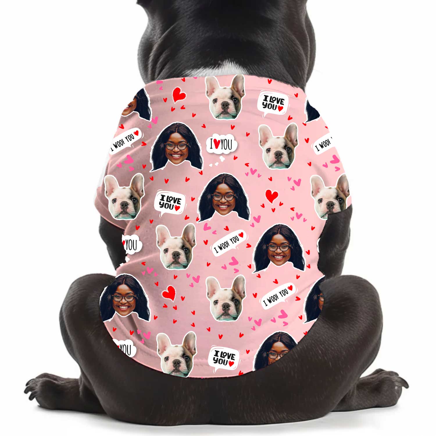 I Wuff You Personalised Dog T Shirt