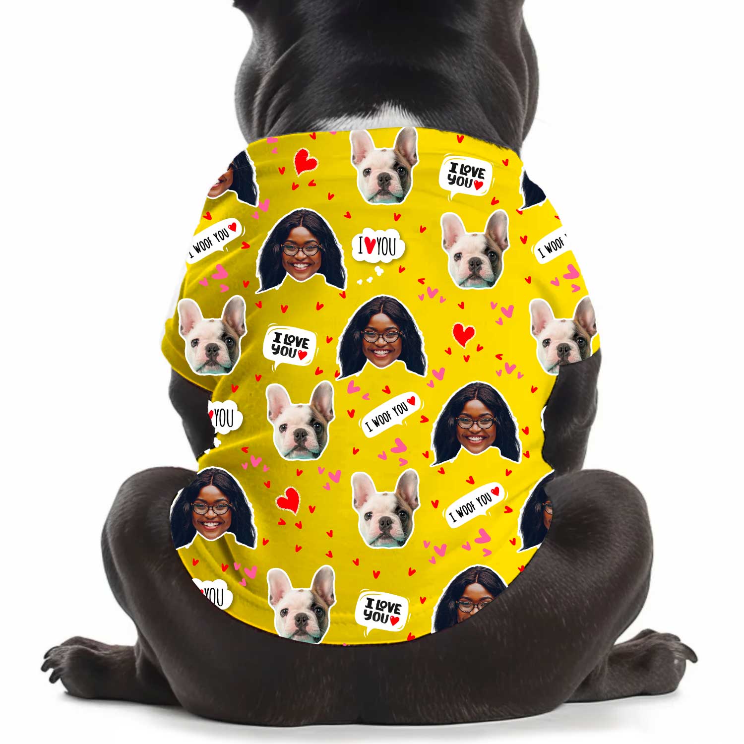 I Wuff You Personalised Dog T Shirt