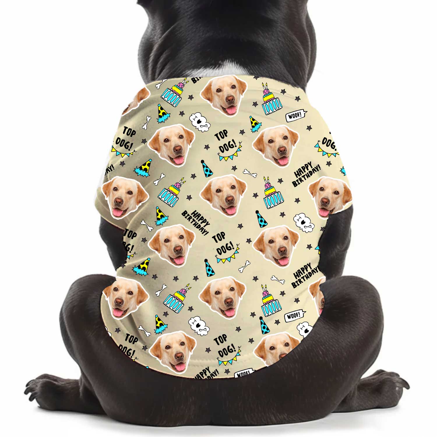 Top Dog Birthday Personalised T Shirt