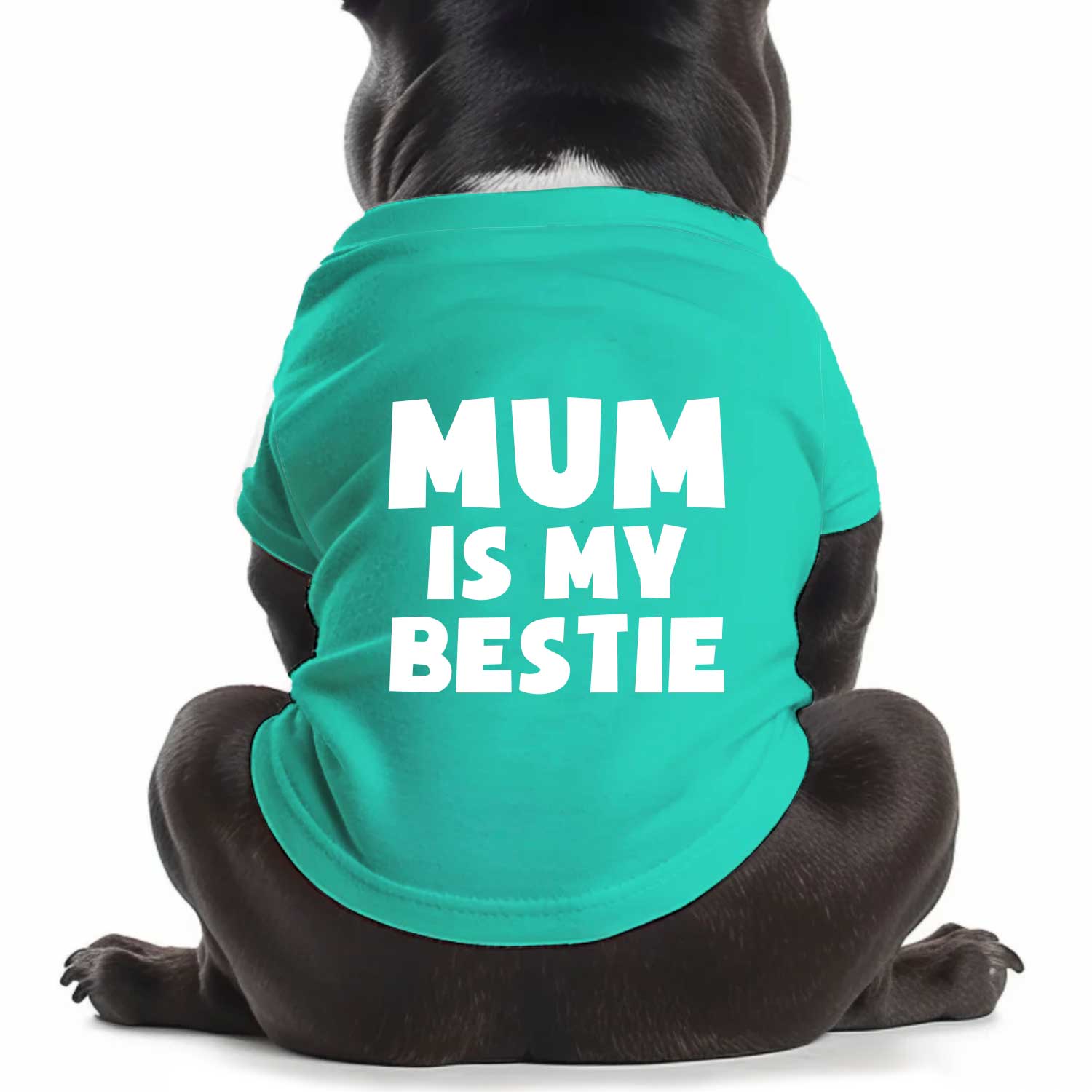 Mum Is My Bestie Dog T Shirt