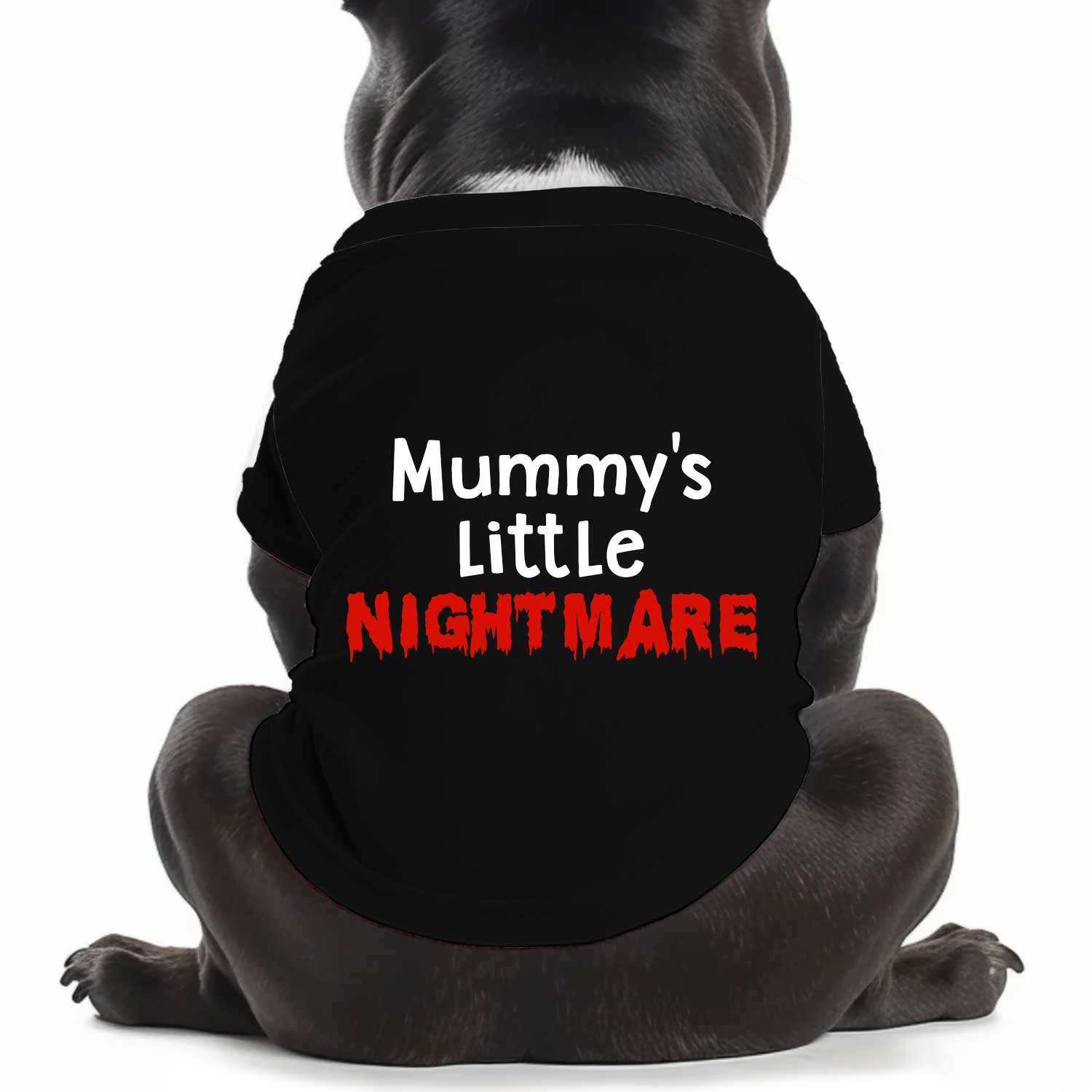 Mummy's Little Nightmare Dog T Shirt