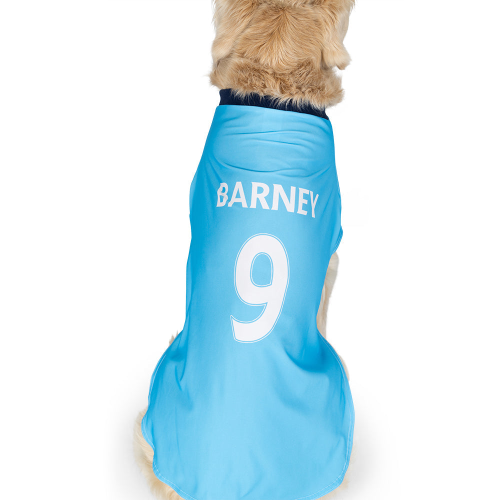 Personalised Man City Dog Shirt