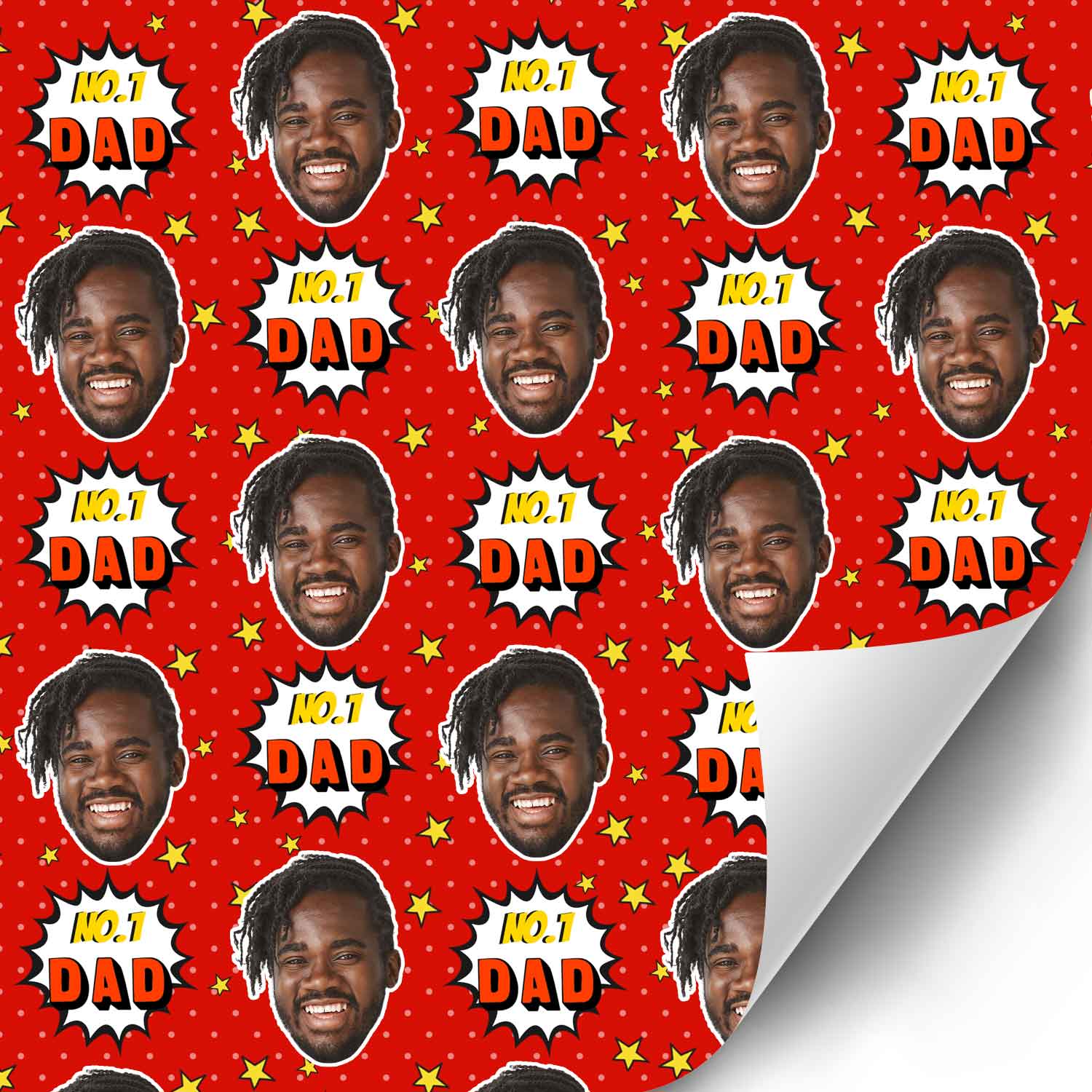 Number 1 Dad Wrapping Paper