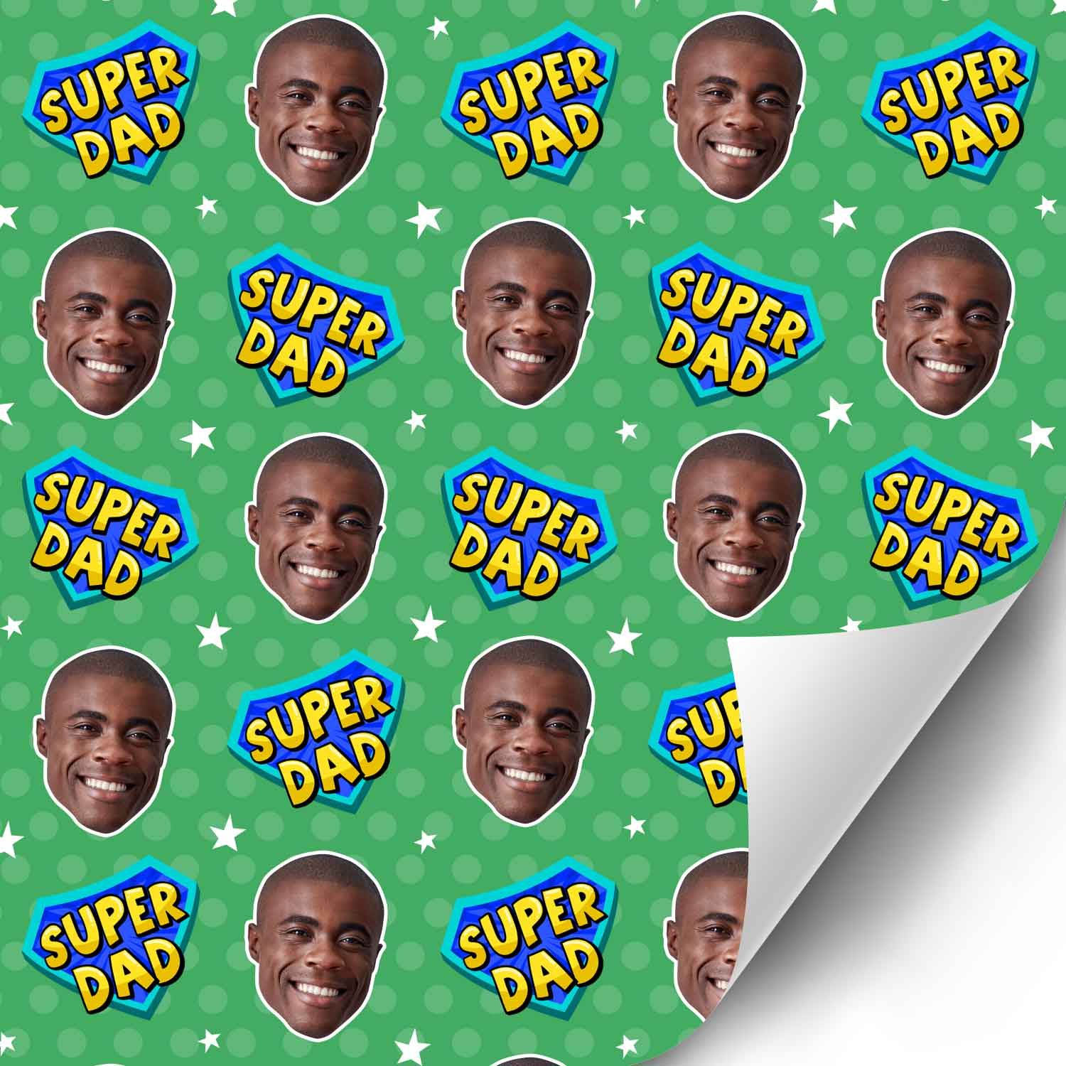 Super Dad Personalised Wrapping Paper