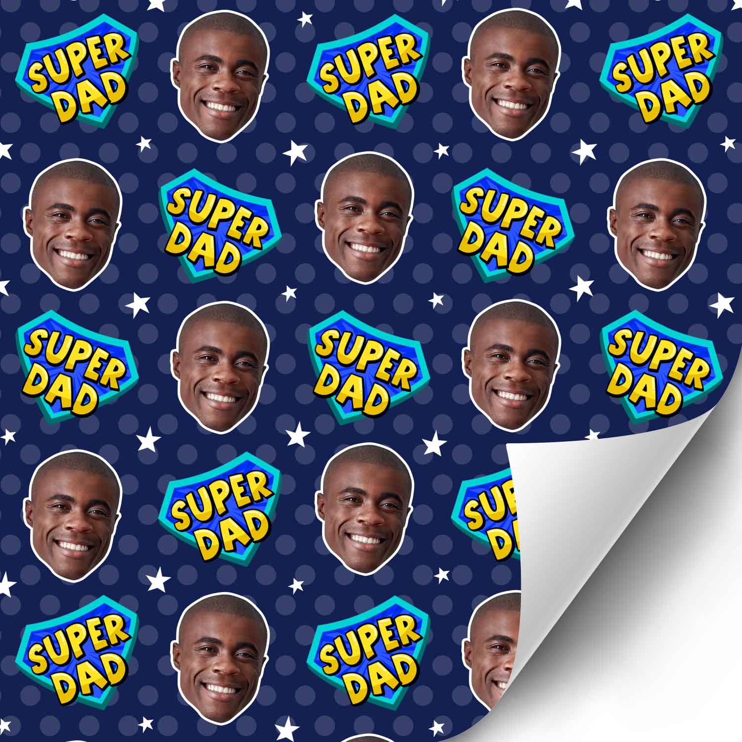 Super Dad Personalised Wrapping Paper