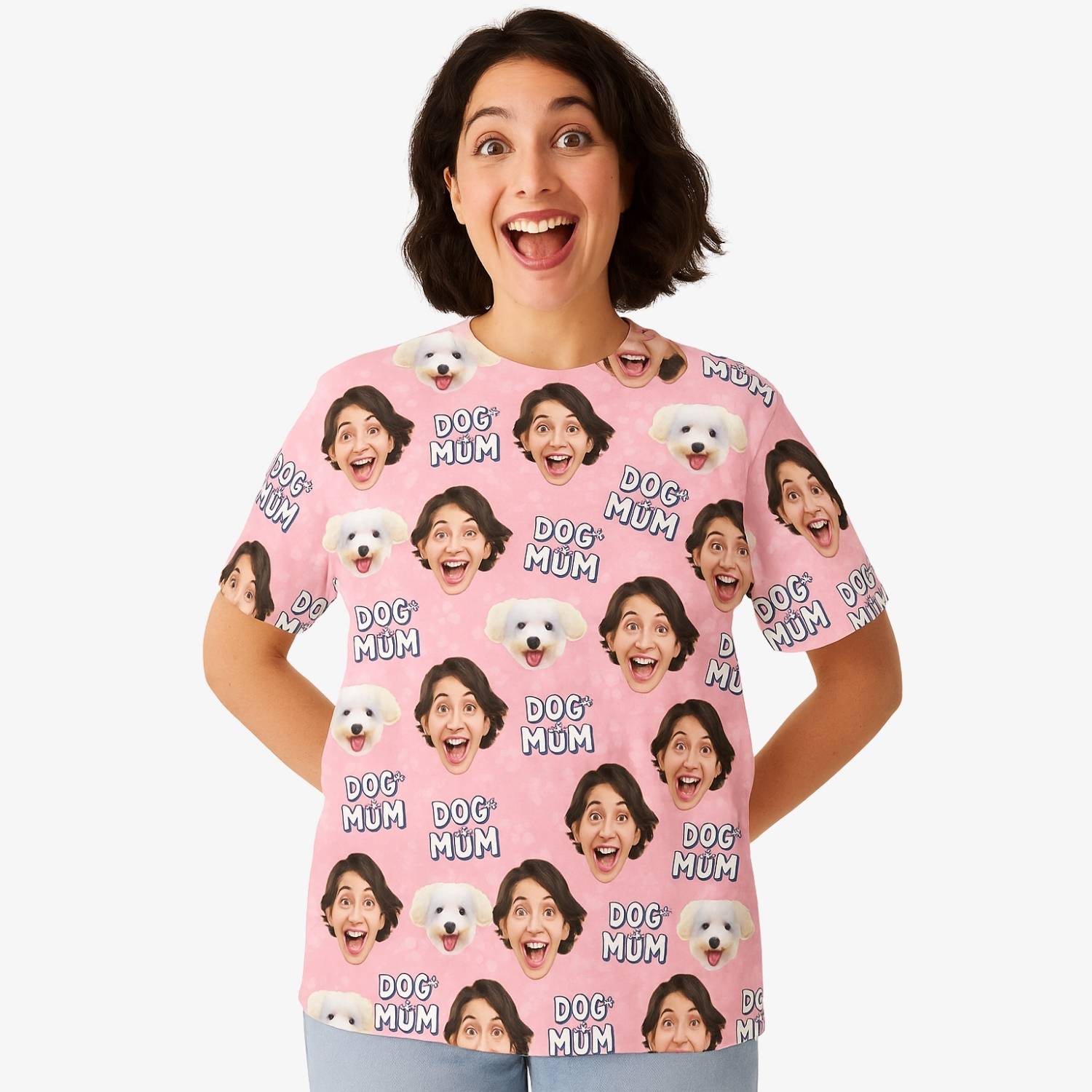 Dog Mum Custom T-Shirt