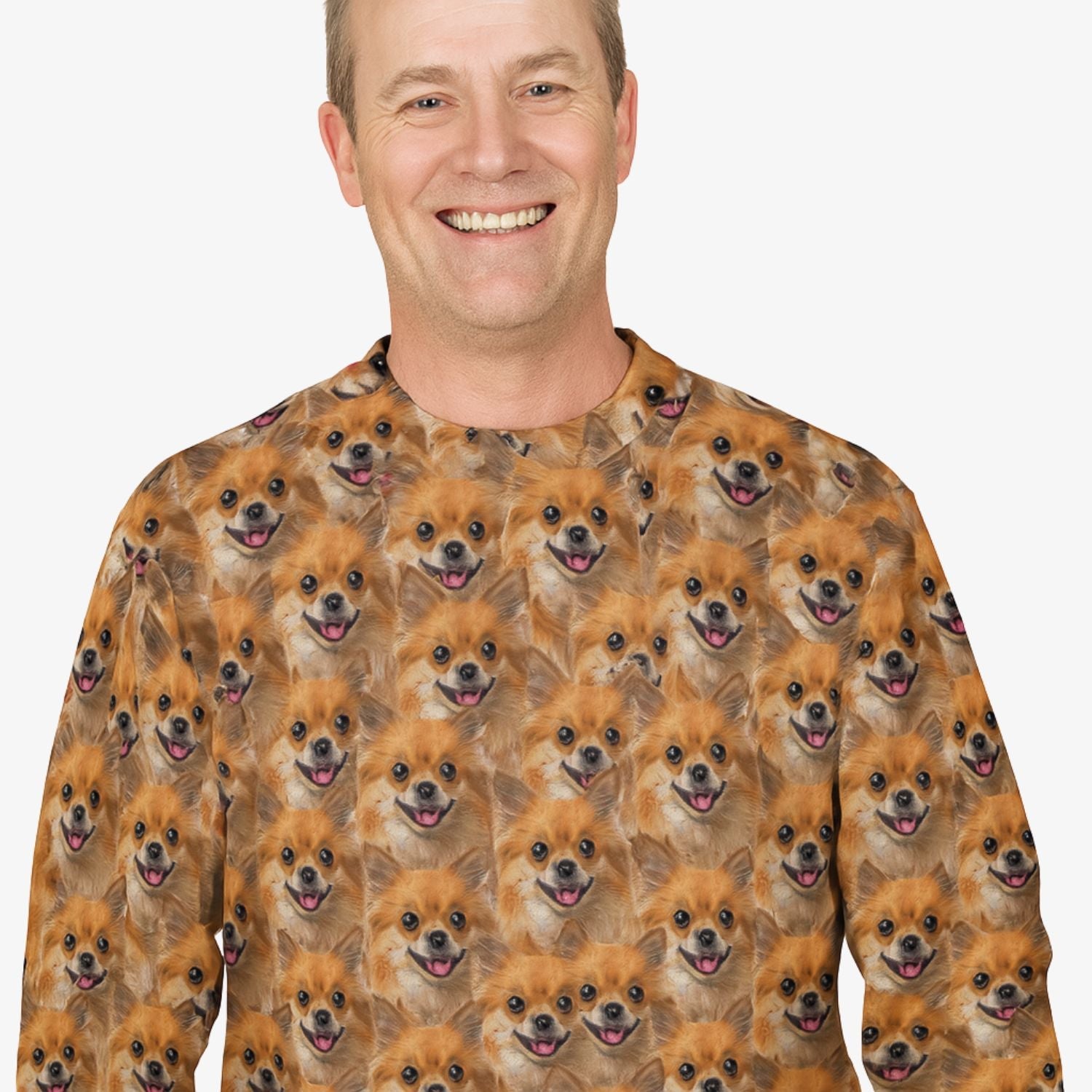 Dog Face Mash Personalised Sweatshirt