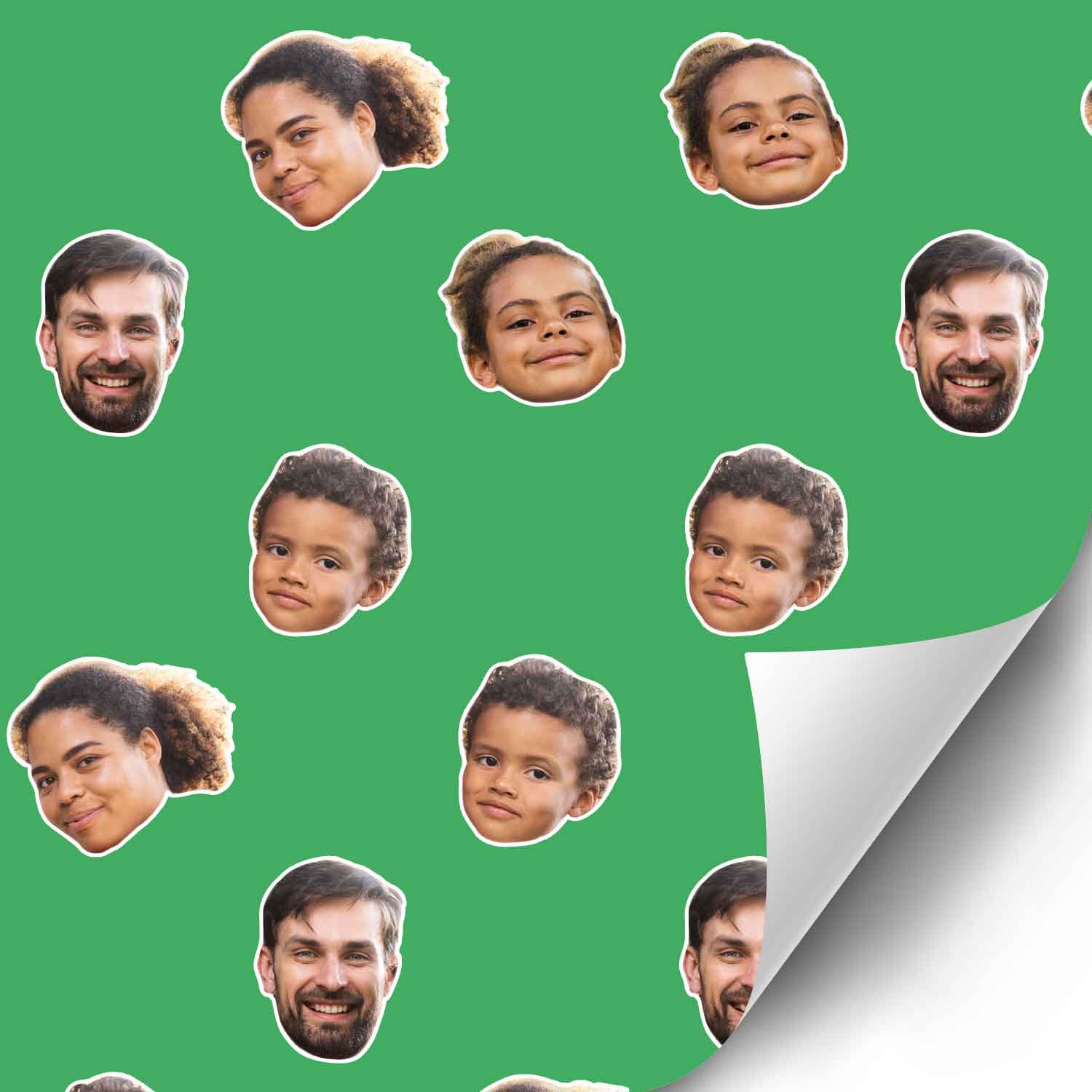 Family Face Wrapping Paper