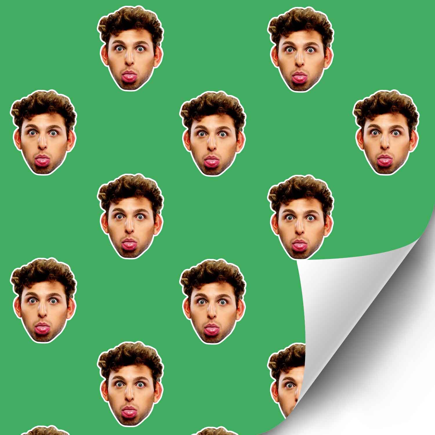 Your Face Pattern Personalised Wrapping Paper
