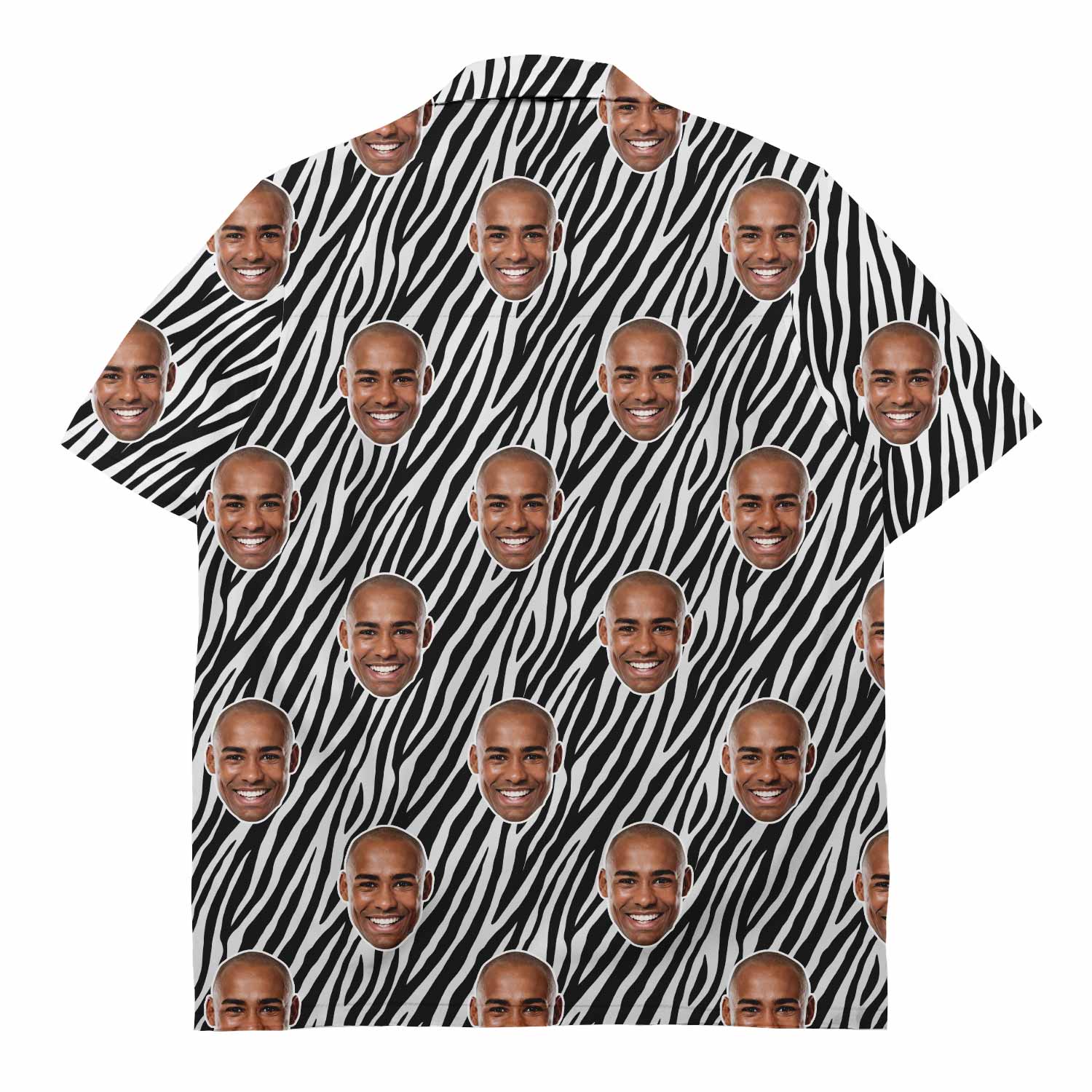 Custom Face Zebra Shirt