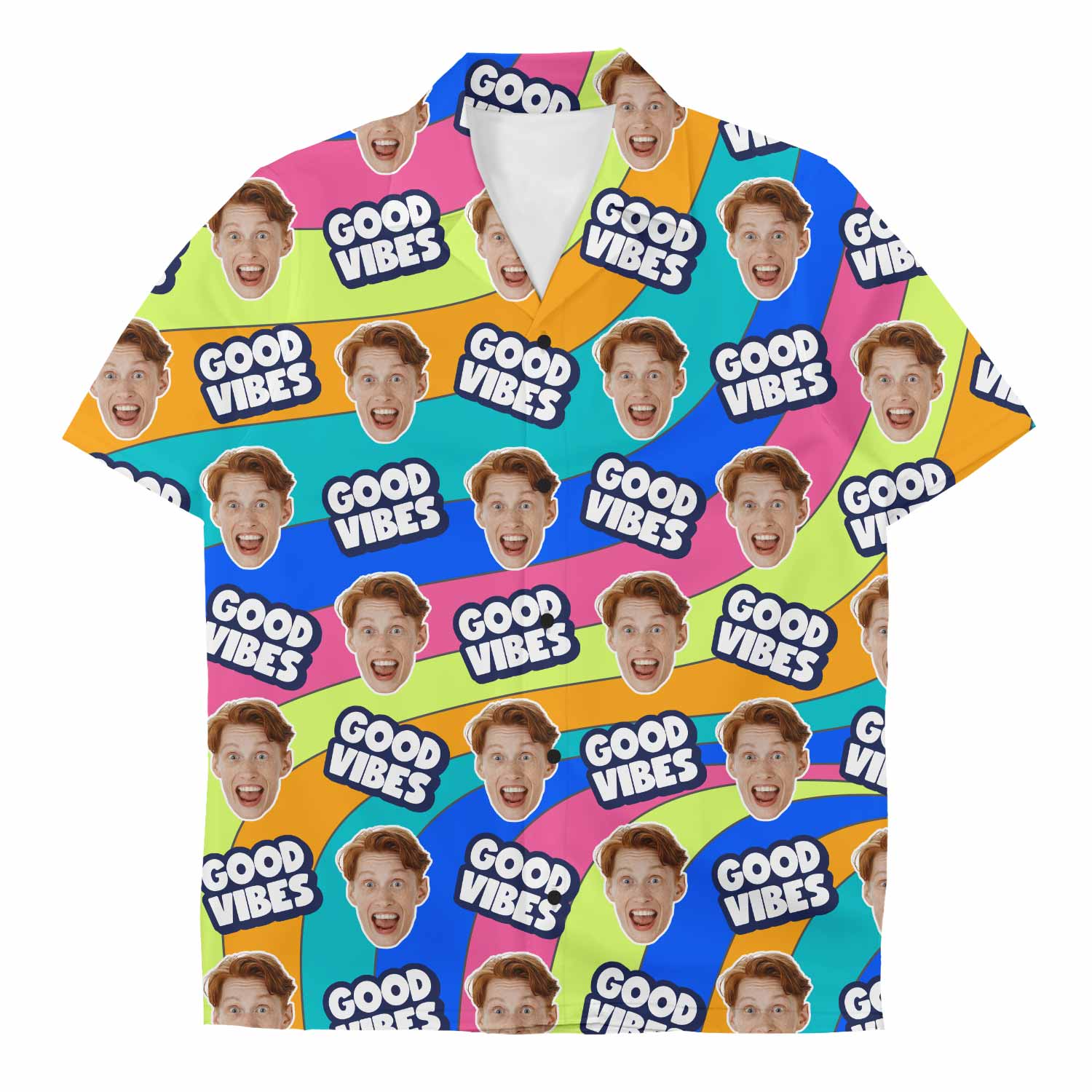 Good Vibes Custom Hawaiian Shirt