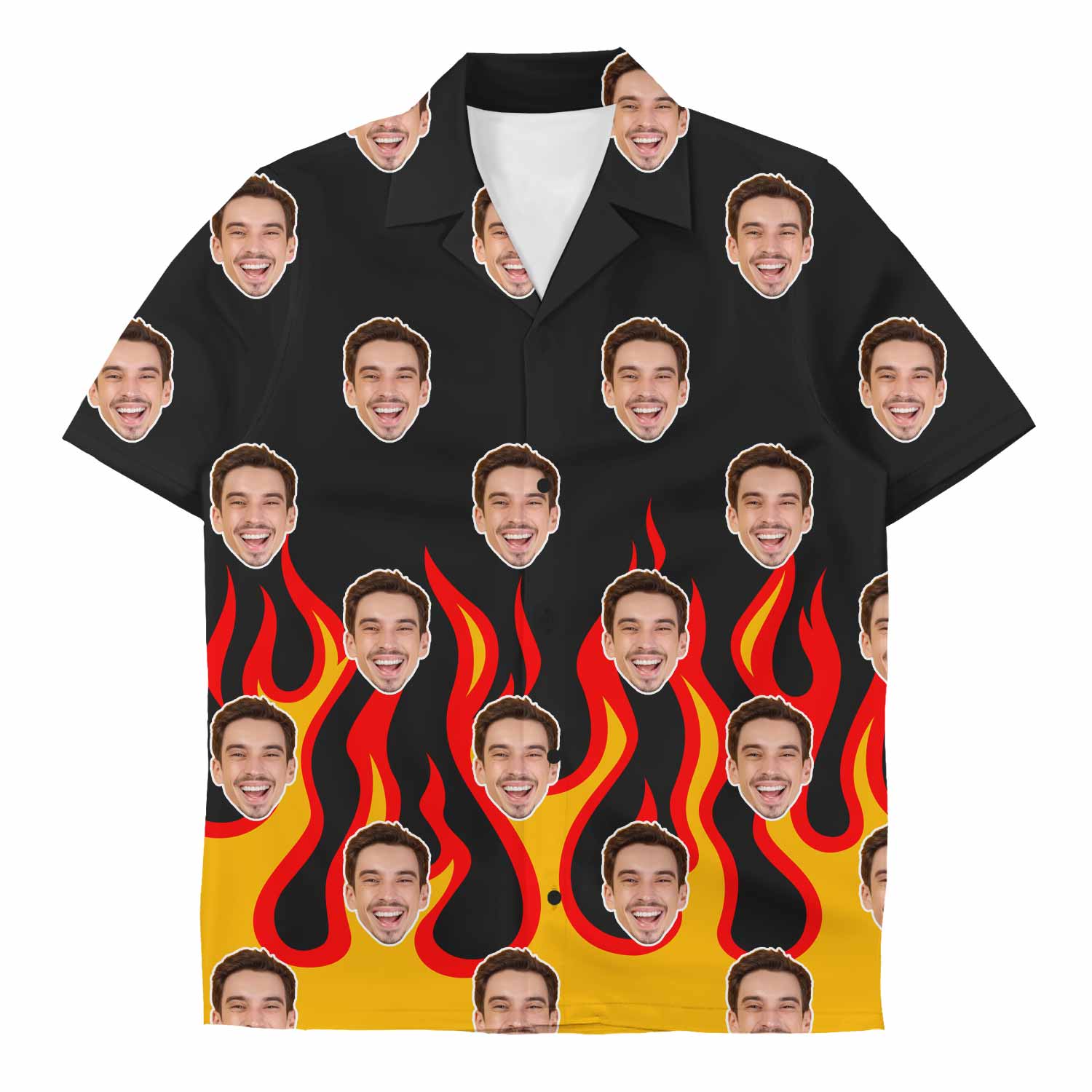 Fire Flame Custom Hawaiian Shirt