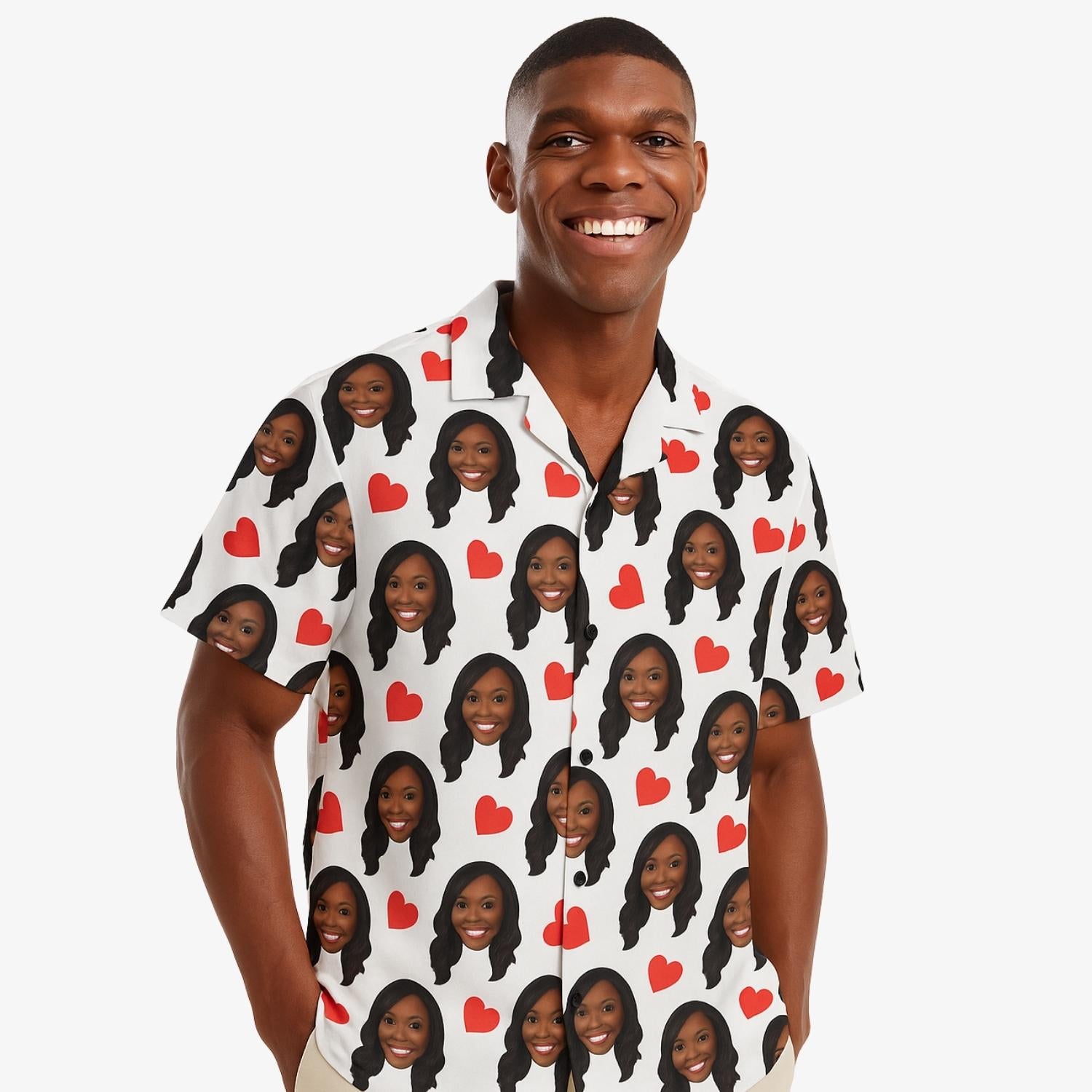 Hearts Custom Face Shirt