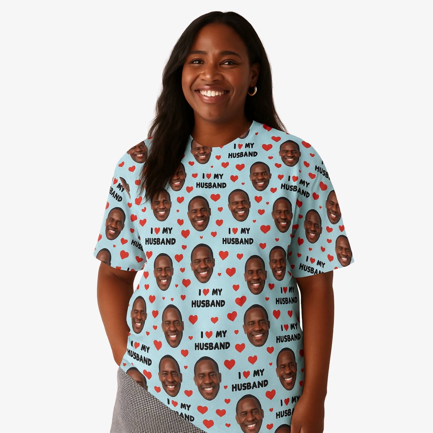 I Love My Husband Custom T-Shirt