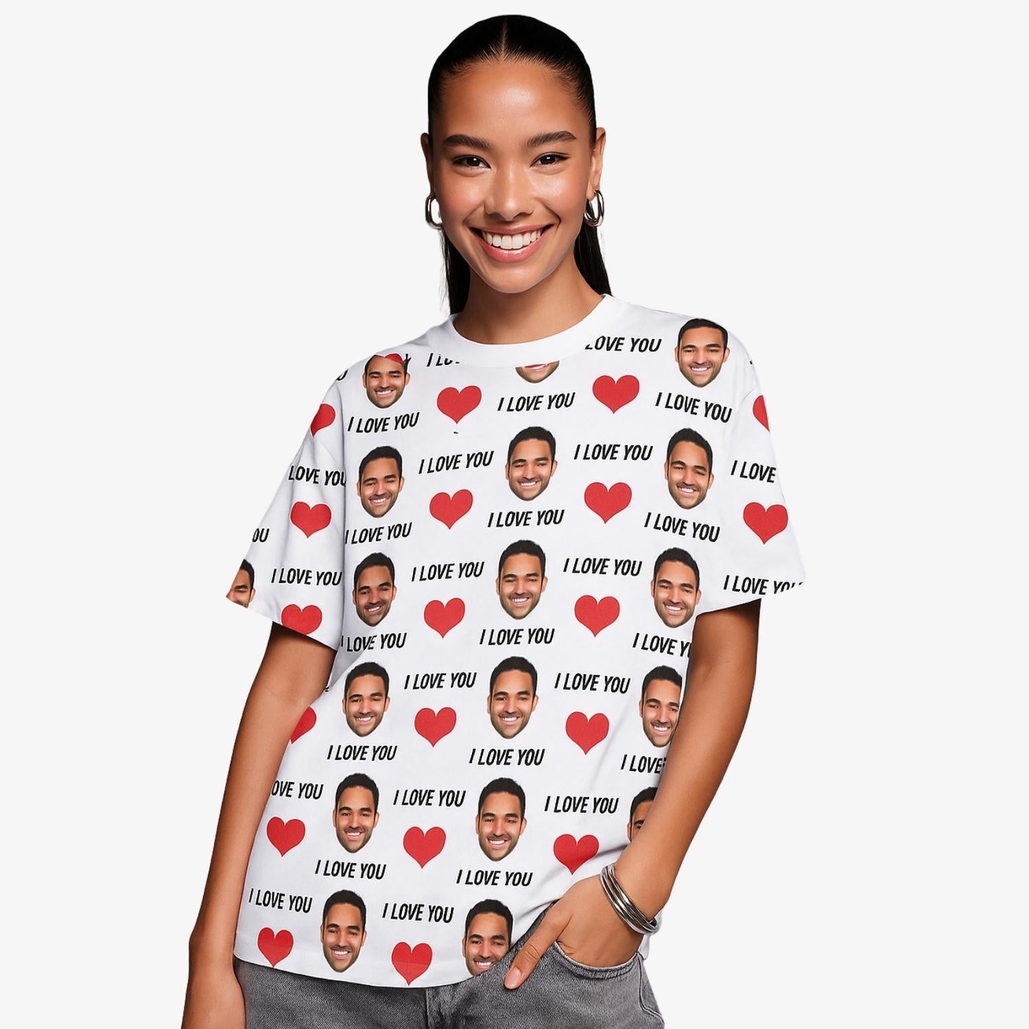 I Love You Custom T-Shirt
