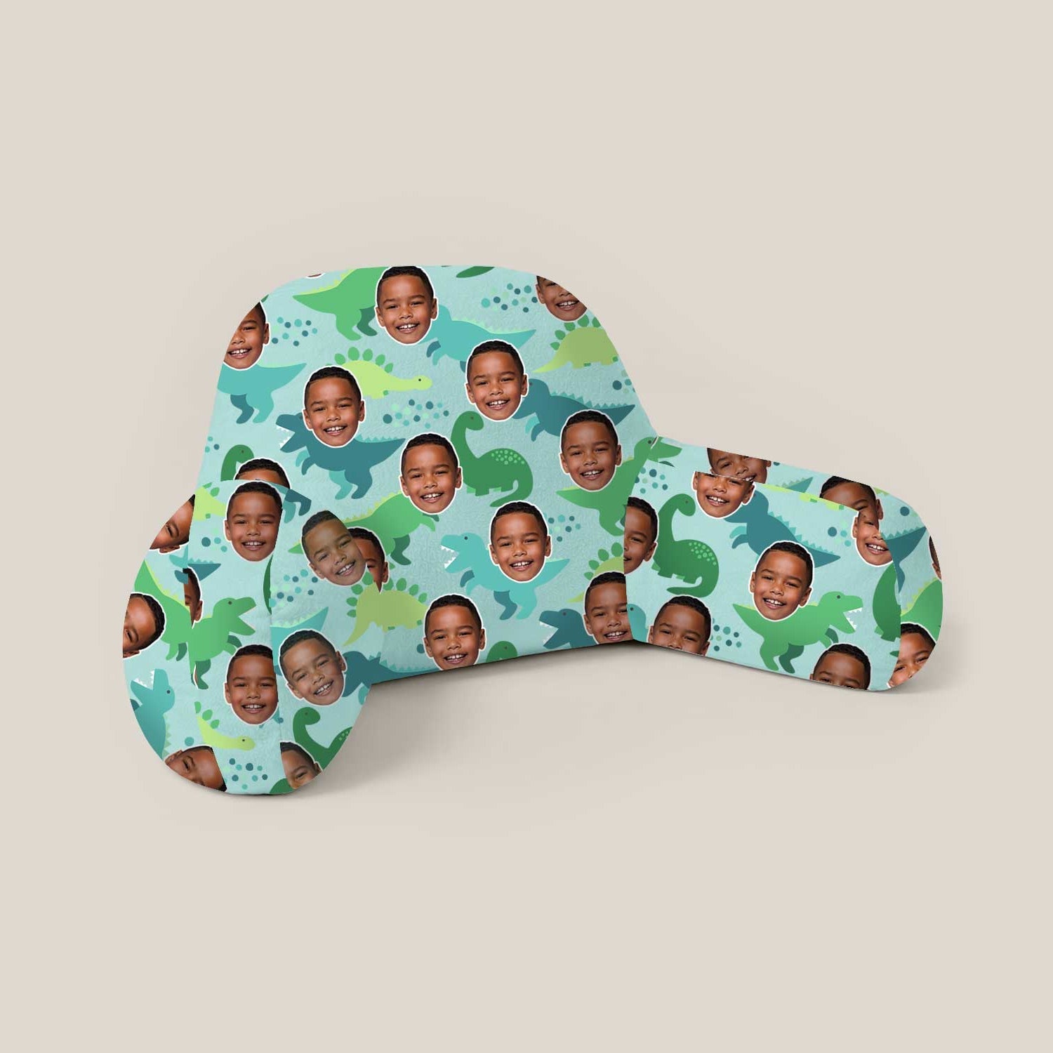 Personalised Kids Dinosaur Cuddle Cushion