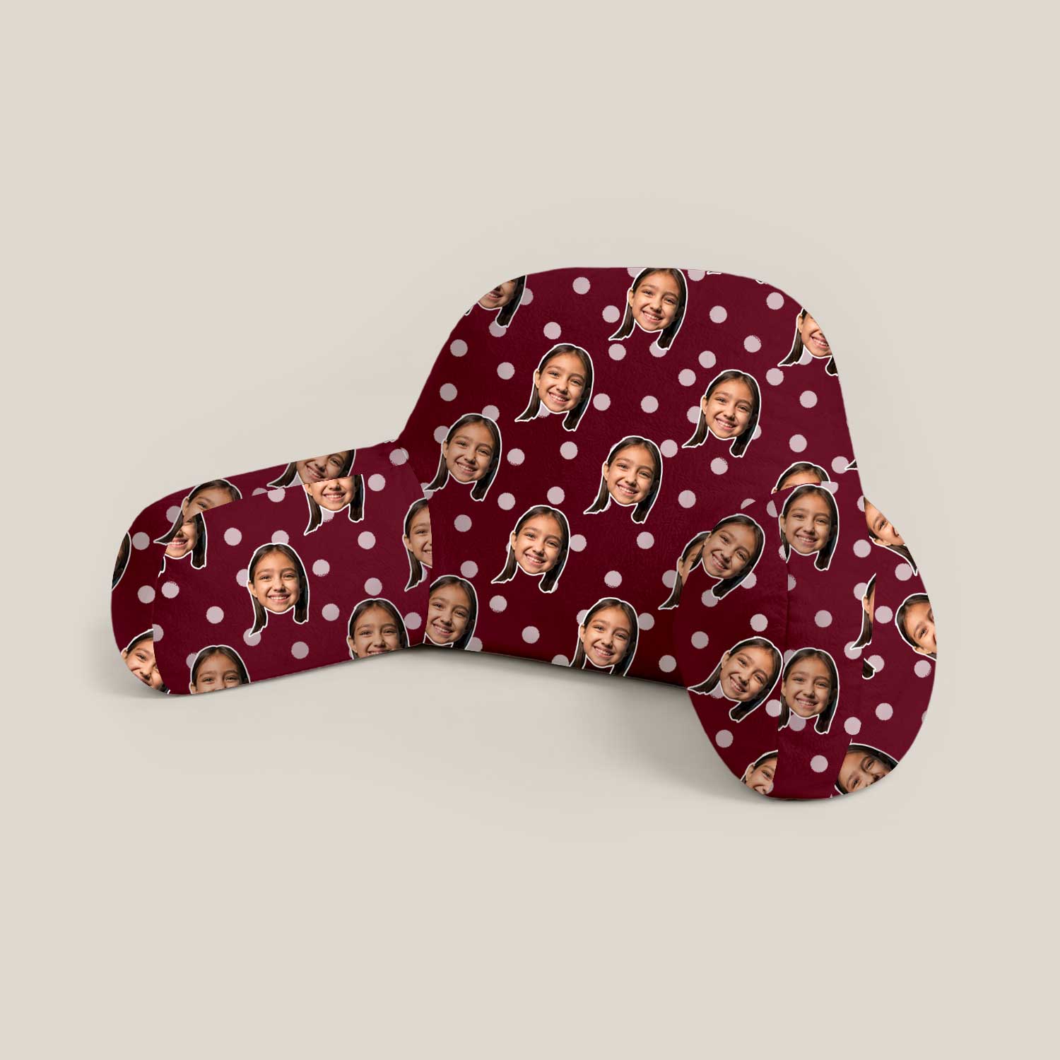 Personalised Kids Polka Dot Cuddle Cushion