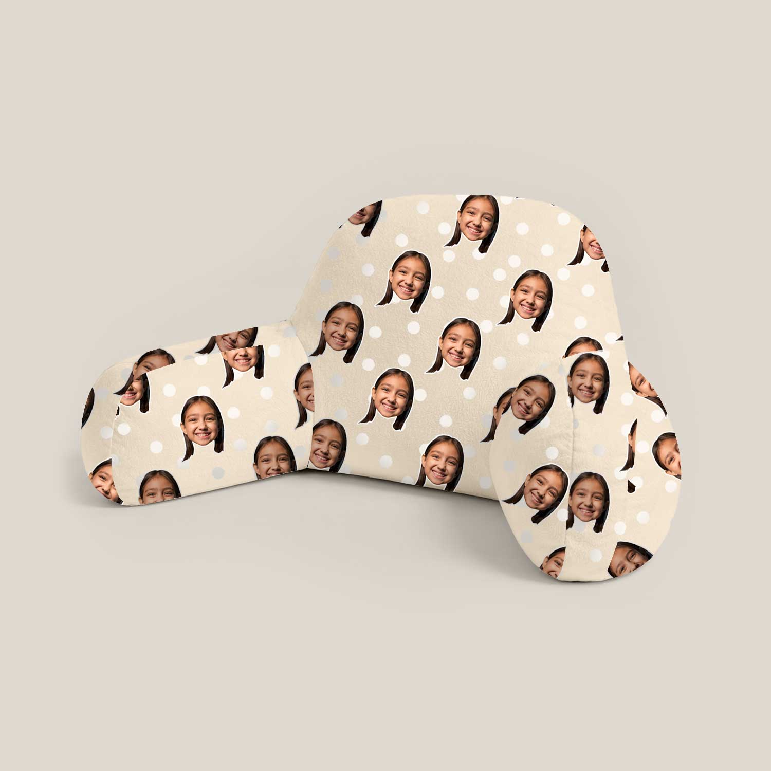 Personalised Kids Polka Dot Cuddle Cushion