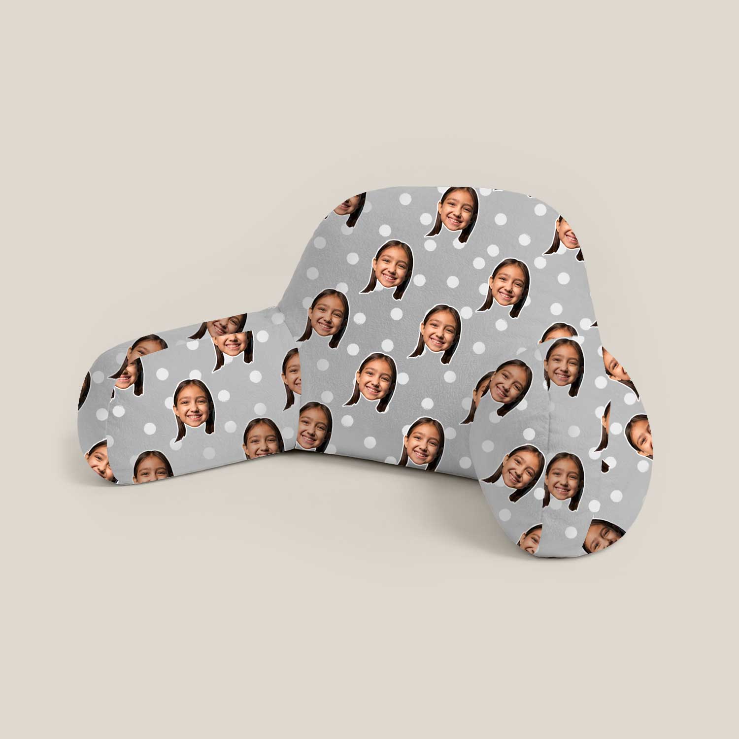 Personalised Kids Polka Dot Cuddle Cushion