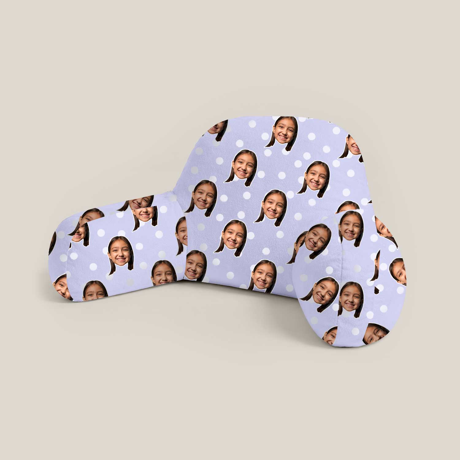 Personalised Kids Polka Dot Cuddle Cushion