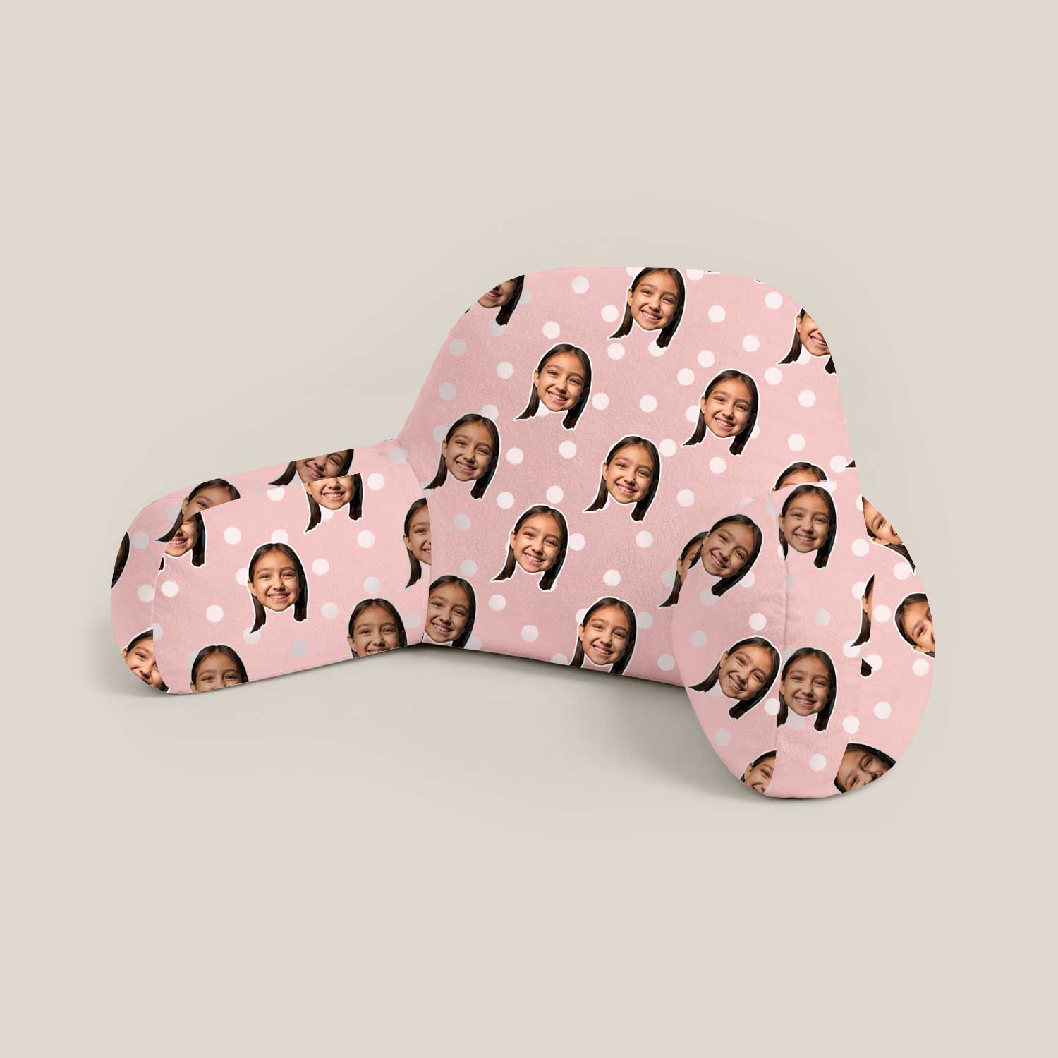 Personalised Kids Polka Dot Cuddle Cushion