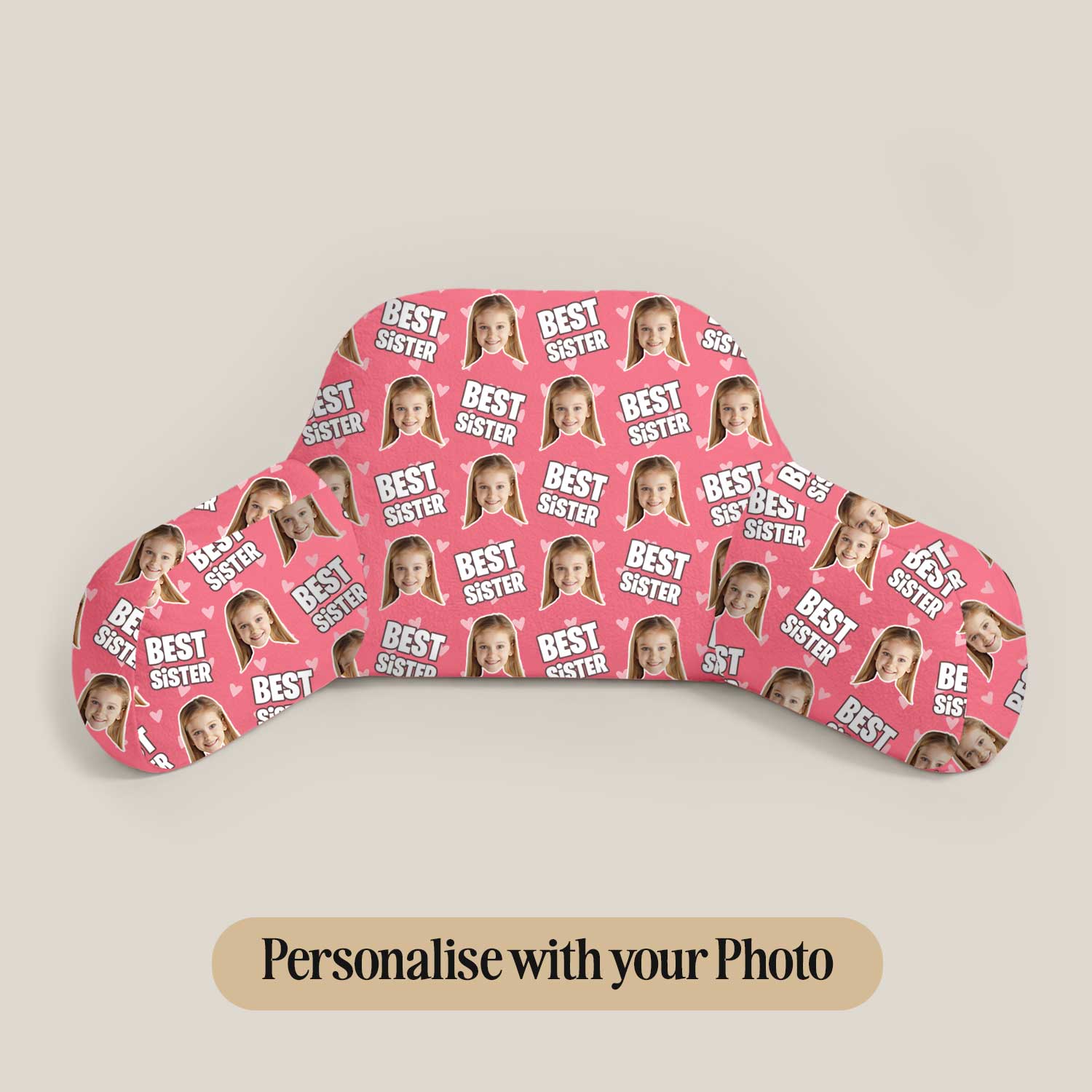 Personalised Kids Best Sister Cuddle Cushion