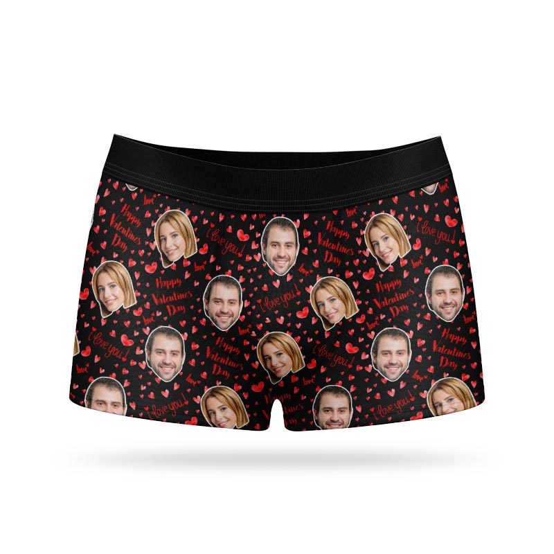 Happy Valentines Personalised Boxers