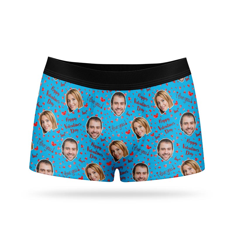Happy Valentines Personalised Boxers