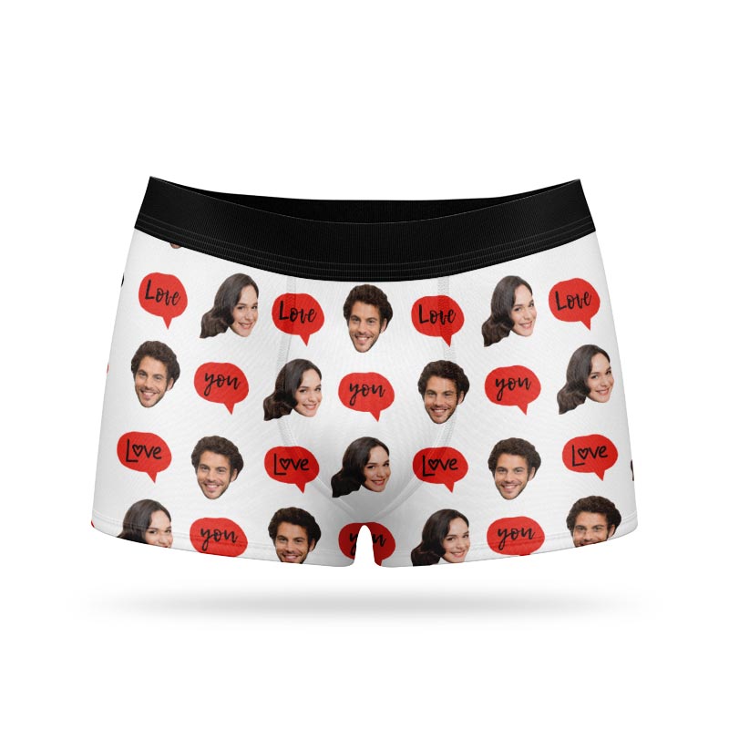 Love You Personalised Boxers
