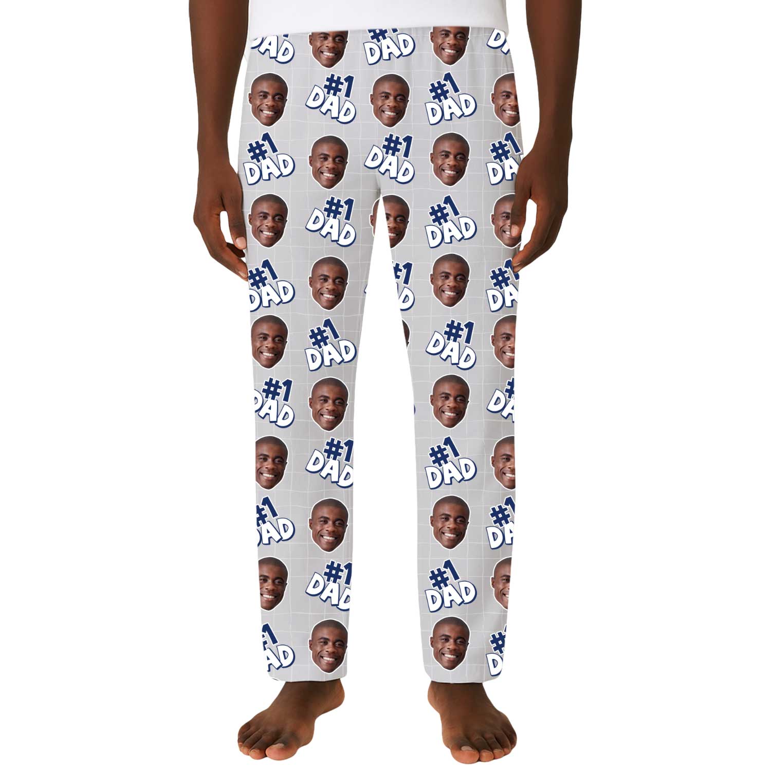 Number Dad Men's PJ Bottoms Personalised Pyjamas