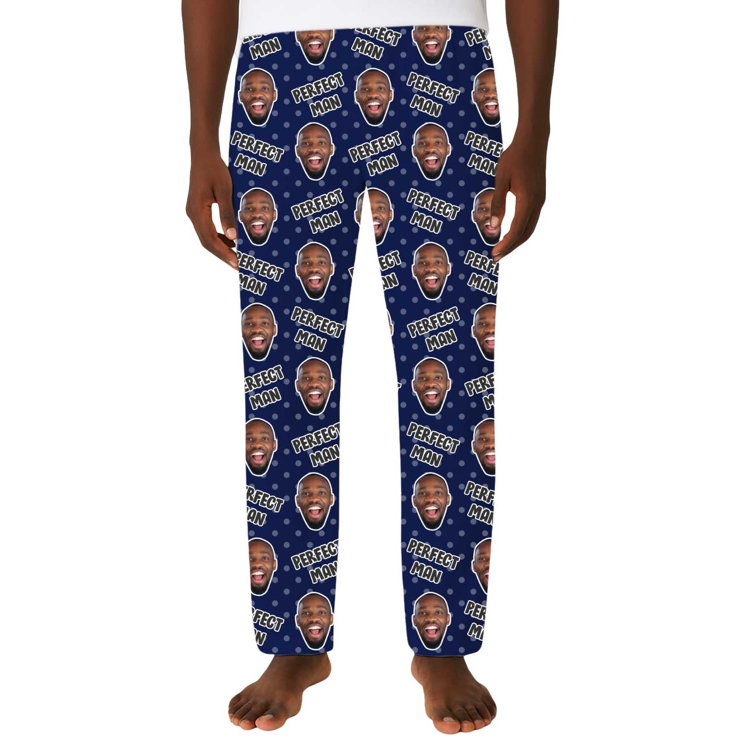 Perfect Man Custom Men's PJ Bottoms Personalised Pyjamas