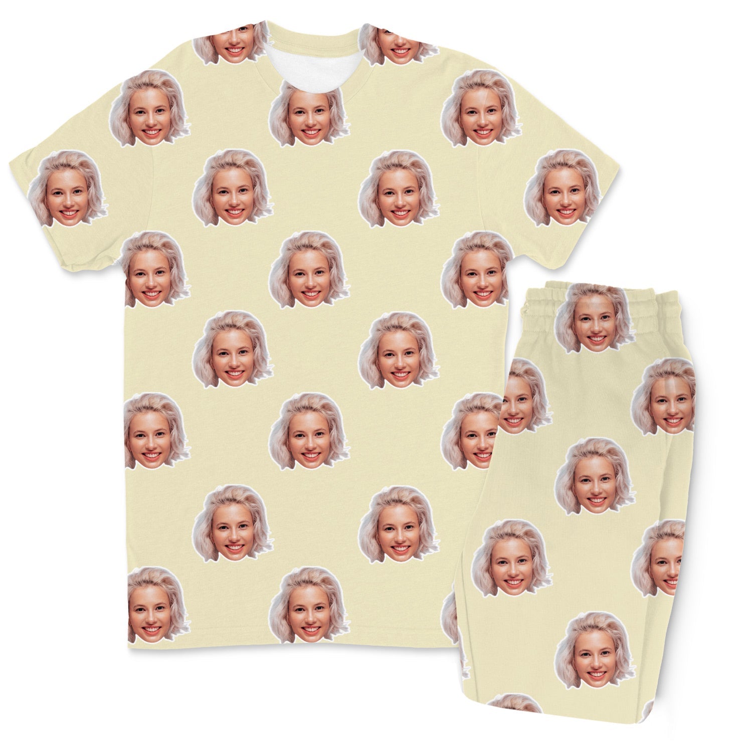 Your Face Custom Men's PJ Trousers Set