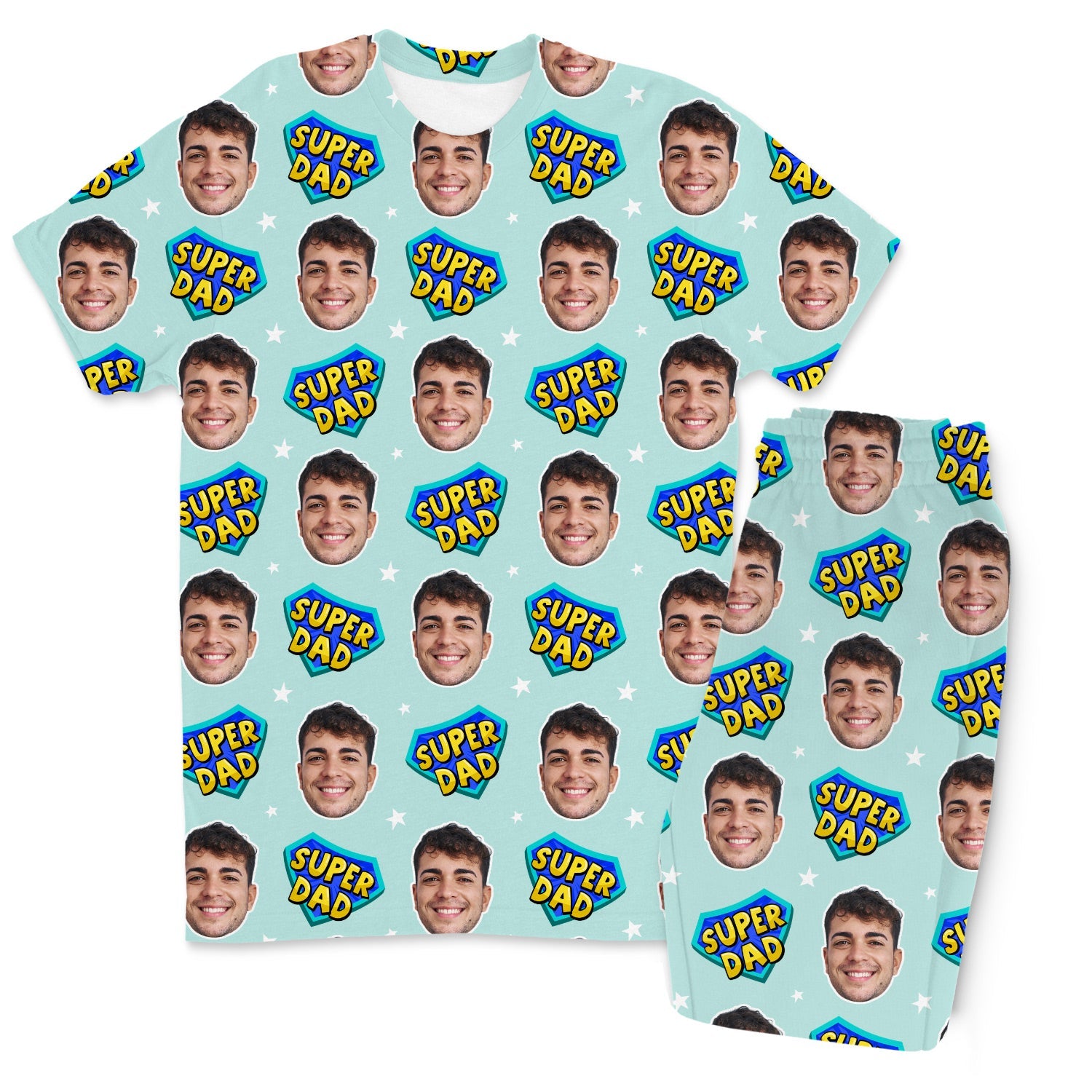 Super Dad Custom Men's PJ Trousers Set