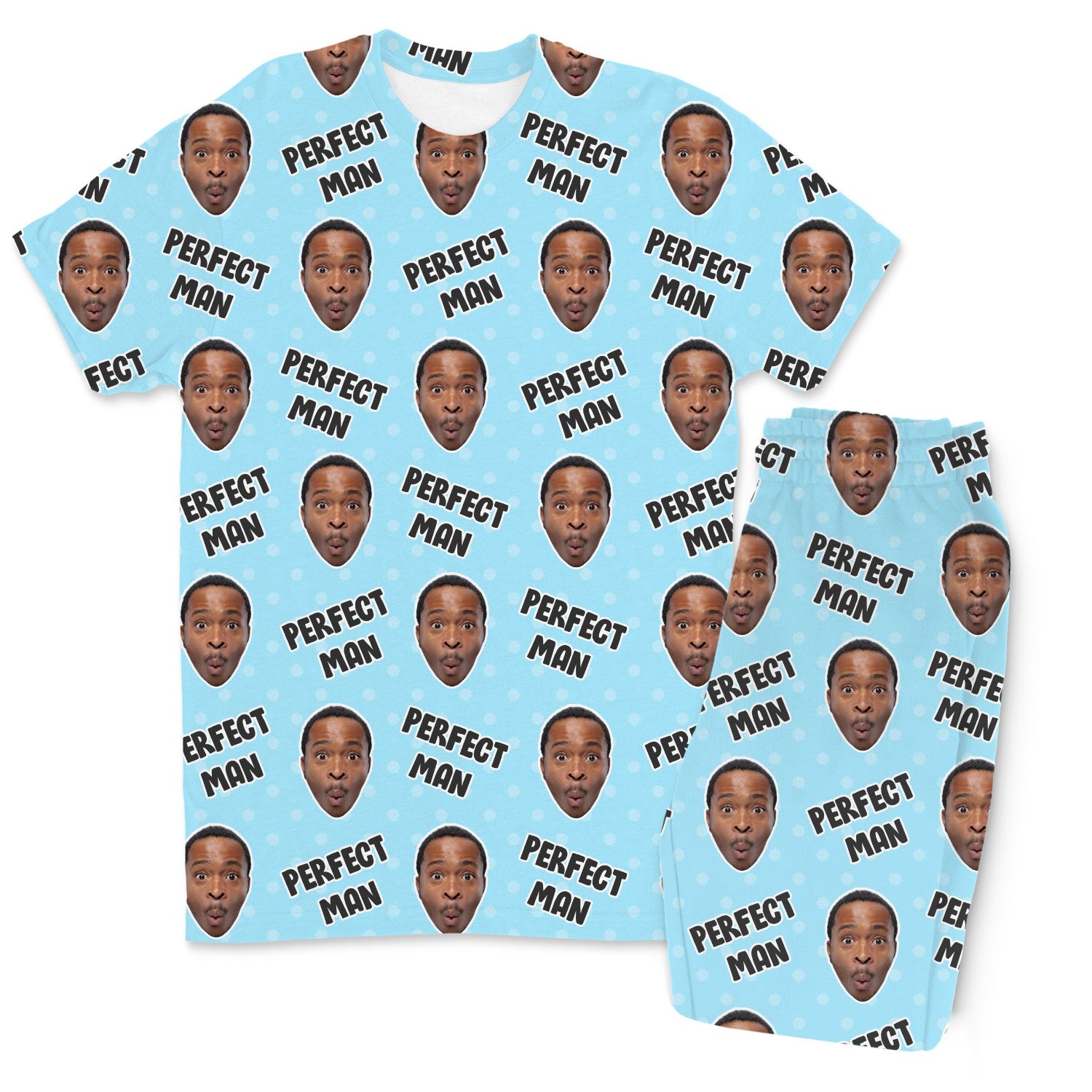 Men's Perfect Man Personalised Pyjamas - Trouser Set