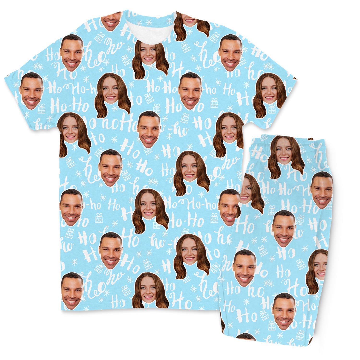 Ho Ho Ho Custom Men's PJ Trousers Set