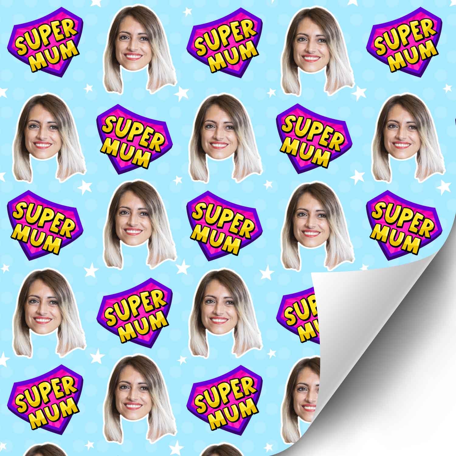 Super Mum Personalised Wrapping Paper