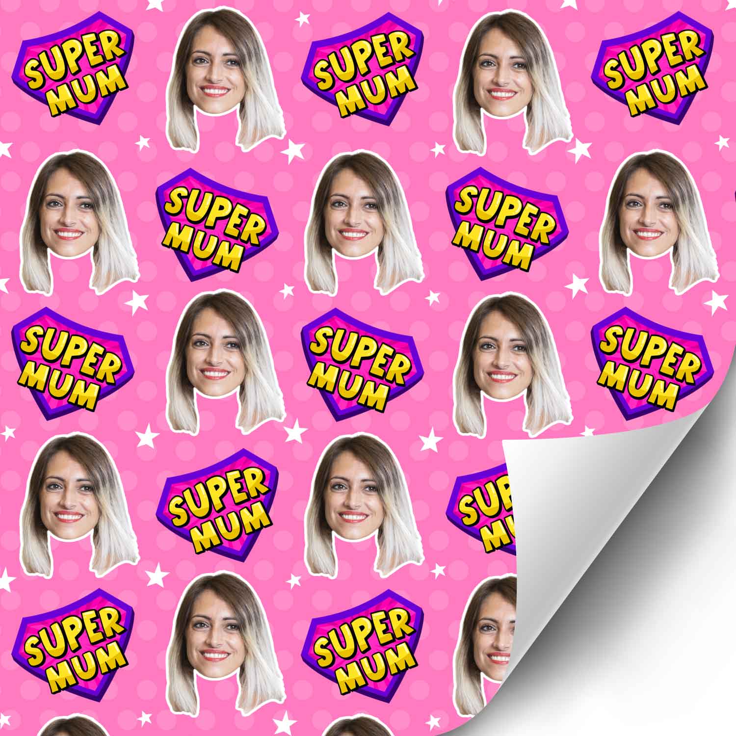 Super Mum Personalised Wrapping Paper